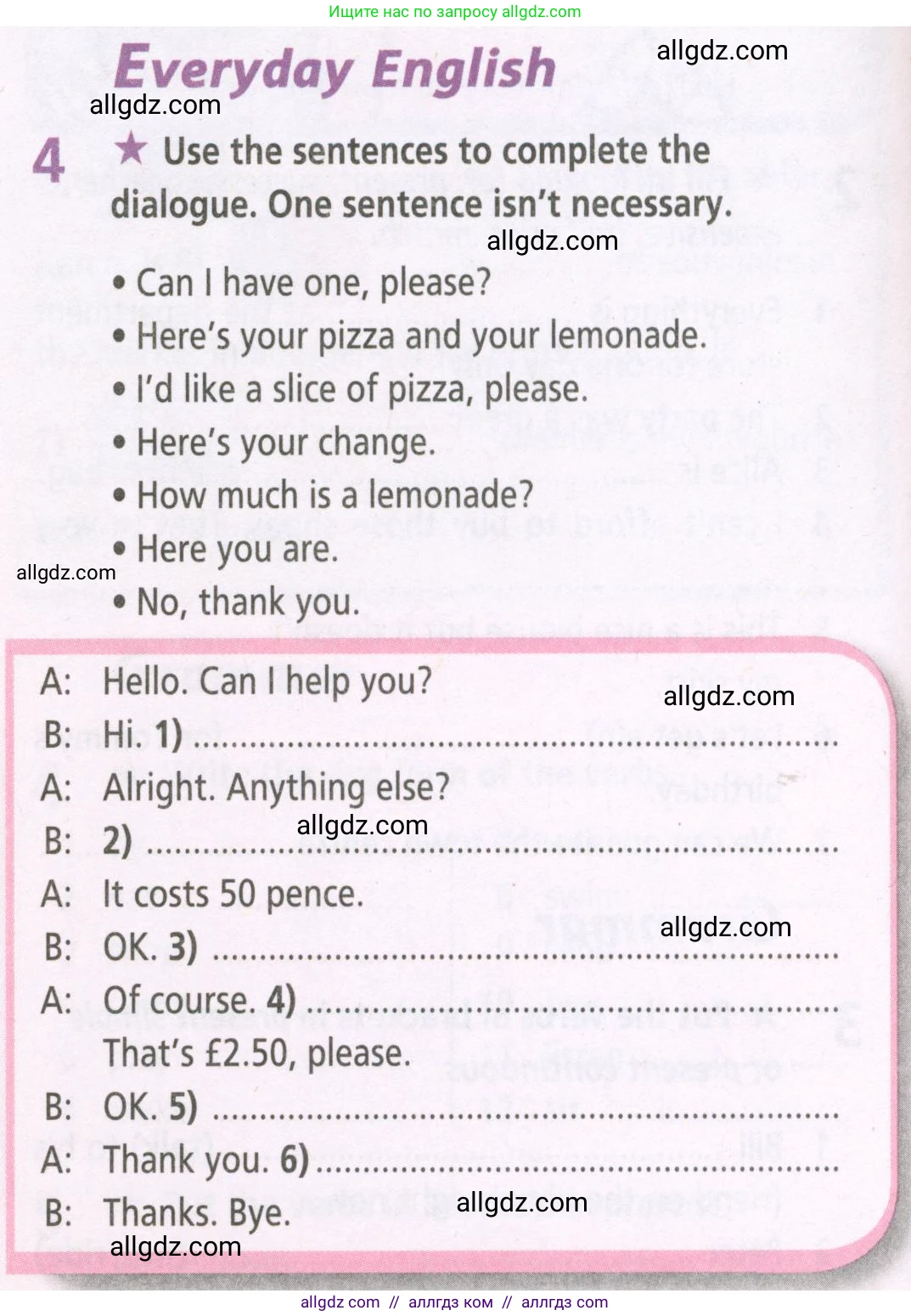 Английский язык (english), 5 класс Рабочая тетрадь (workbook), авторы: Баранова Ксения Михайловна (Baranova Ksenia), Дули Дженни (Dooley Jenny), Копылова Виктория Викторовна (Kopylova Victoria), Мильруд Радислав Петрович (Millrood Radislav), Эванс Вирджиния (Evans Virginia), издательство Просвещение, Москва, 2023, белого цвета, страница 36, номер 4, Условие