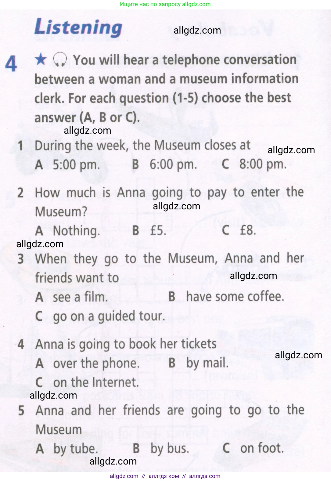 Английский язык (english), 5 класс Рабочая тетрадь (workbook), авторы: Баранова Ксения Михайловна (Baranova Ksenia), Дули Дженни (Dooley Jenny), Копылова Виктория Викторовна (Kopylova Victoria), Мильруд Радислав Петрович (Millrood Radislav), Эванс Вирджиния (Evans Virginia), издательство Просвещение, Москва, 2023, белого цвета, страница 56, номер 4, Условие