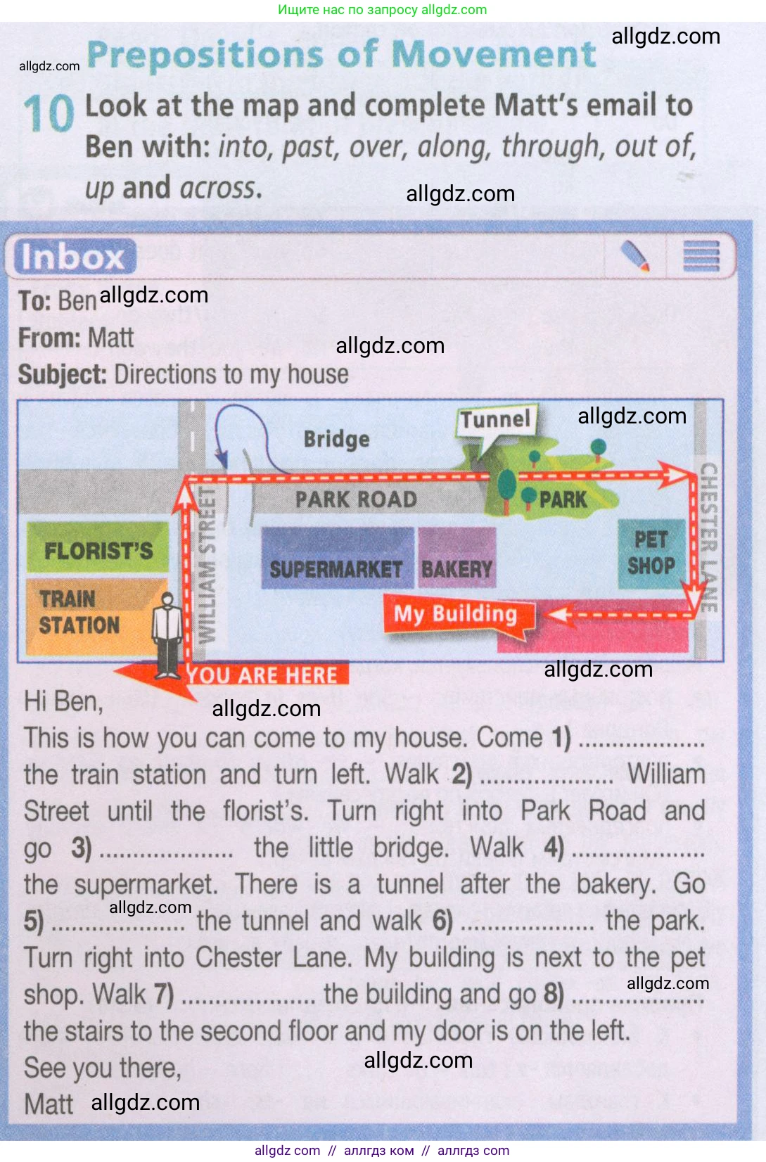 Английский язык (english), 5 класс Рабочая тетрадь (workbook), авторы: Баранова Ксения Михайловна (Baranova Ksenia), Дули Дженни (Dooley Jenny), Копылова Виктория Викторовна (Kopylova Victoria), Мильруд Радислав Петрович (Millrood Radislav), Эванс Вирджиния (Evans Virginia), издательство Просвещение, Москва, 2023, белого цвета, страница 71, номер 10, Условие