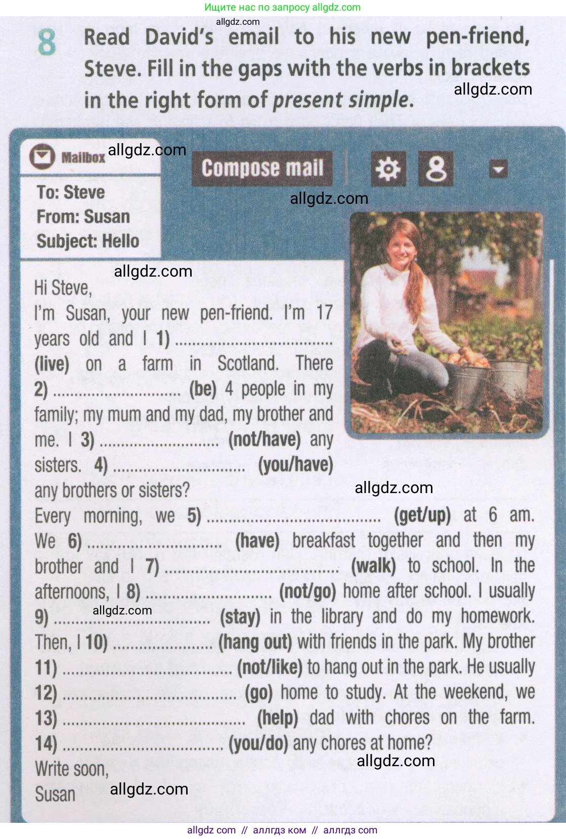 Английский язык (english), 5 класс Рабочая тетрадь (workbook), авторы: Баранова Ксения Михайловна (Baranova Ksenia), Дули Дженни (Dooley Jenny), Копылова Виктория Викторовна (Kopylova Victoria), Мильруд Радислав Петрович (Millrood Radislav), Эванс Вирджиния (Evans Virginia), издательство Просвещение, Москва, 2023, белого цвета, страница 73, номер 8, Условие