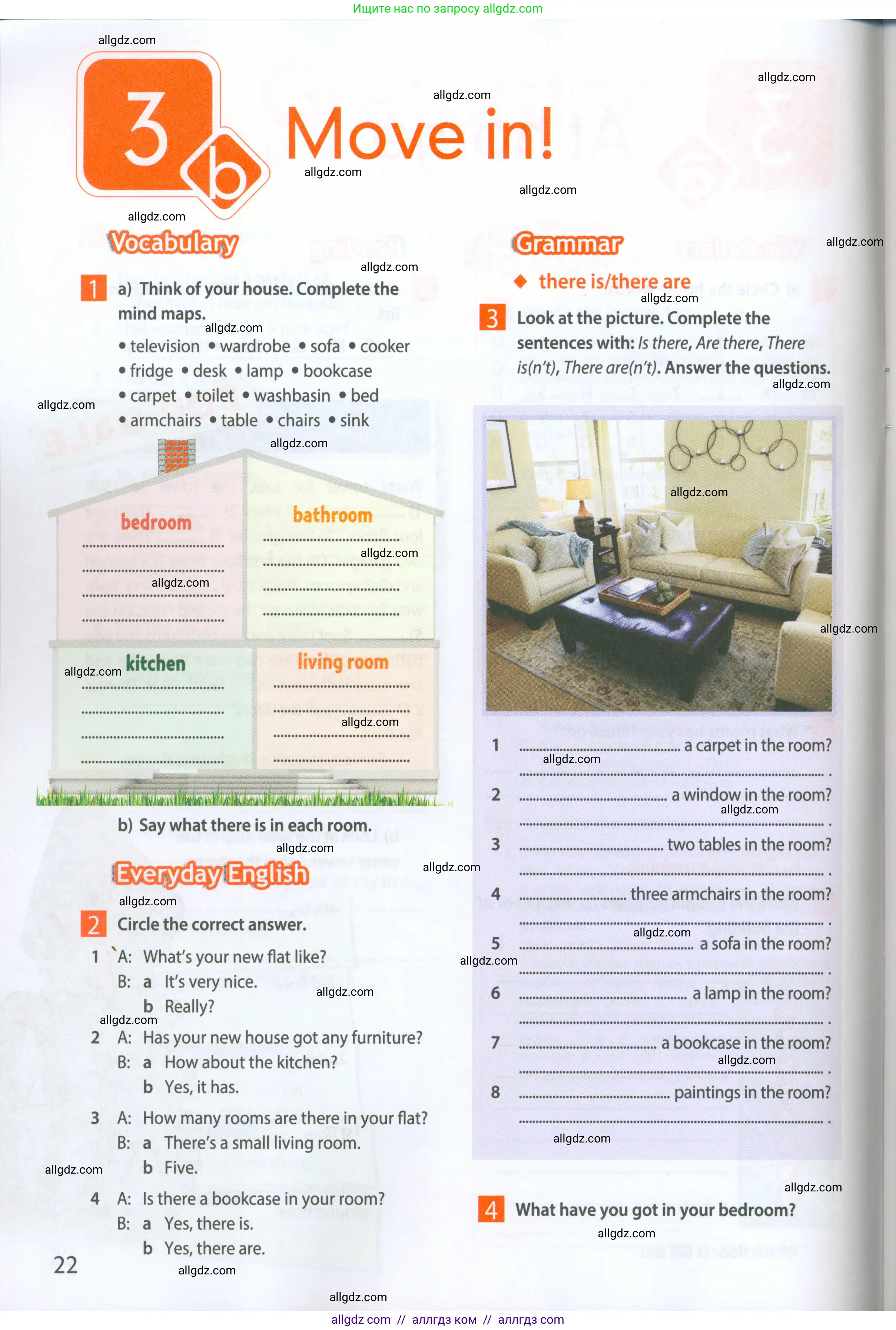 Английский язык (english), 5 класс Рабочая тетрадь (workbook), авторы: Ваулина Юлия Евгеньевна (Vaulina Julia), Дули Дженни (Dooley Jenny), Подоляко Ольга Евгеньевна (Podolyako Olga), Эванс Вирджиния (Evans Virginia), издательство Просвещение, Москва, 2023, жёлтого цвета, страница 22