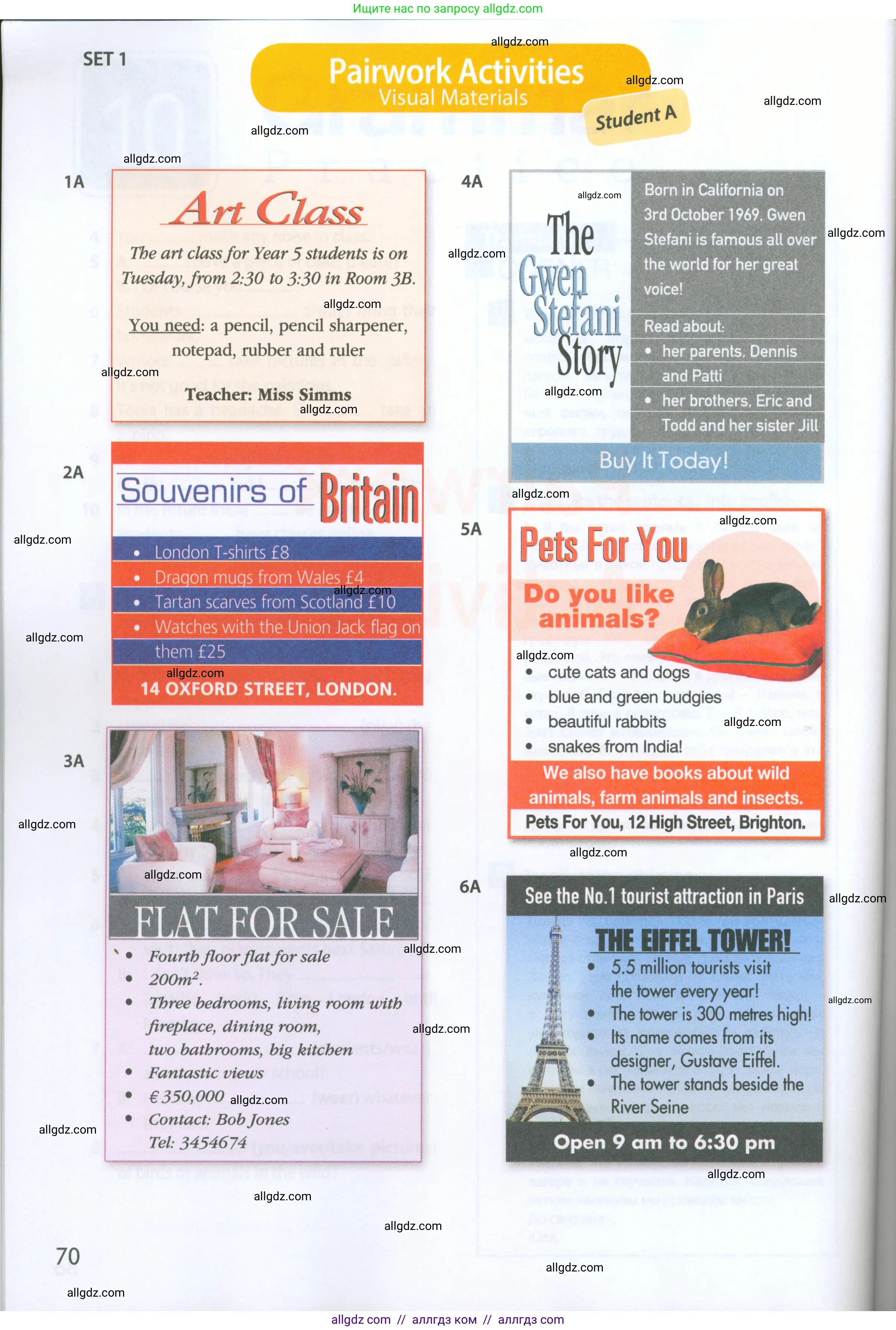 Английский язык (english), 5 класс Рабочая тетрадь (workbook), авторы: Ваулина Юлия Евгеньевна (Vaulina Julia), Дули Дженни (Dooley Jenny), Подоляко Ольга Евгеньевна (Podolyako Olga), Эванс Вирджиния (Evans Virginia), издательство Просвещение, Москва, 2023, жёлтого цвета, страница 70