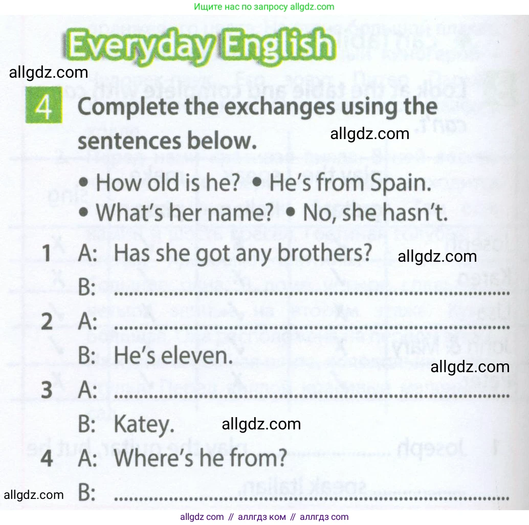 Английский язык (english), 5 класс Рабочая тетрадь (workbook), авторы: Ваулина Юлия Евгеньевна (Vaulina Julia), Дули Дженни (Dooley Jenny), Подоляко Ольга Евгеньевна (Podolyako Olga), Эванс Вирджиния (Evans Virginia), издательство Просвещение, Москва, 2023, жёлтого цвета, страница 28, номер 4, Условие 2023-2027