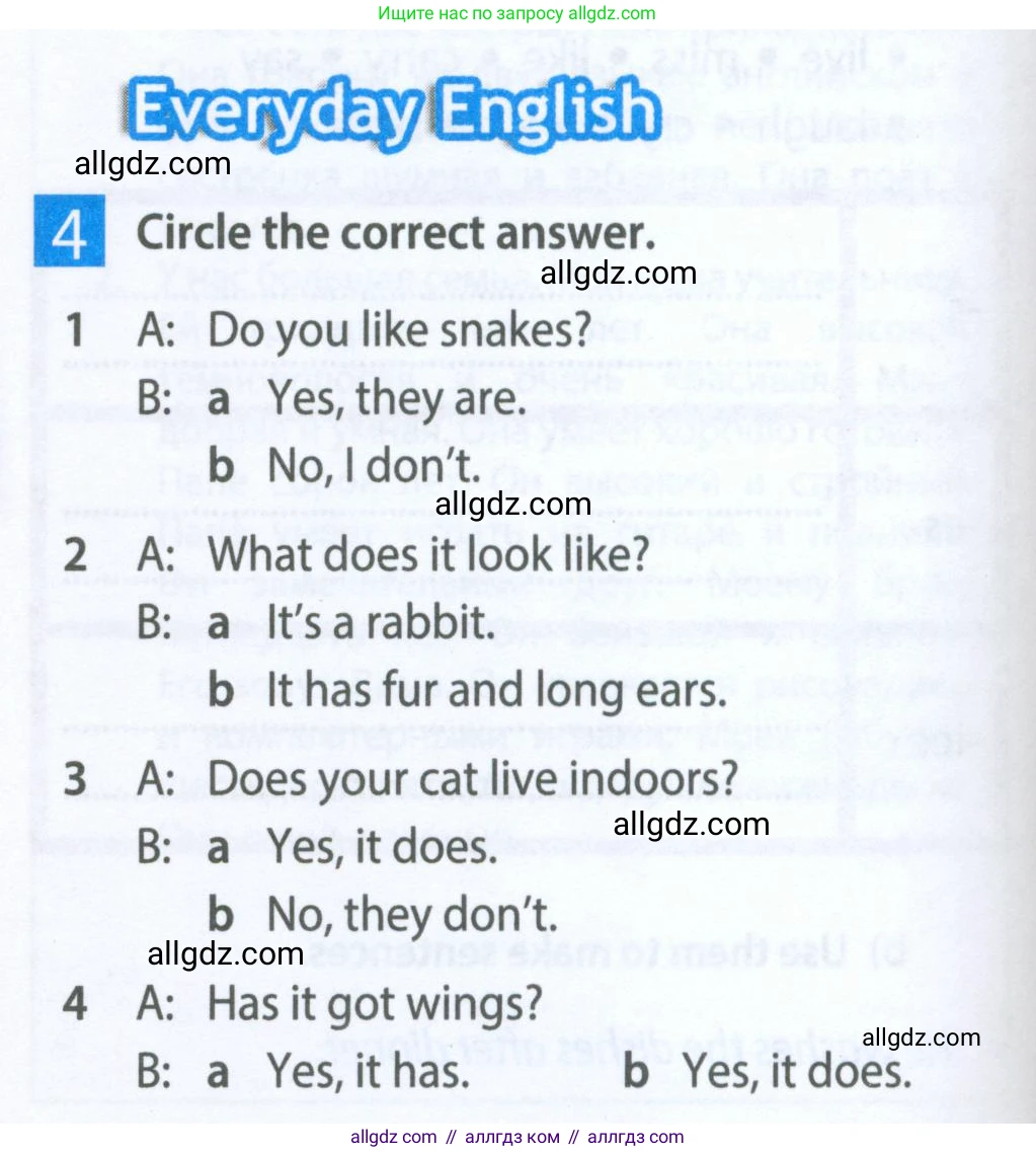 Английский язык (english), 5 класс Рабочая тетрадь (workbook), авторы: Ваулина Юлия Евгеньевна (Vaulina Julia), Дули Дженни (Dooley Jenny), Подоляко Ольга Евгеньевна (Podolyako Olga), Эванс Вирджиния (Evans Virginia), издательство Просвещение, Москва, 2023, жёлтого цвета, страница 34, номер 4, Условие 2023-2027