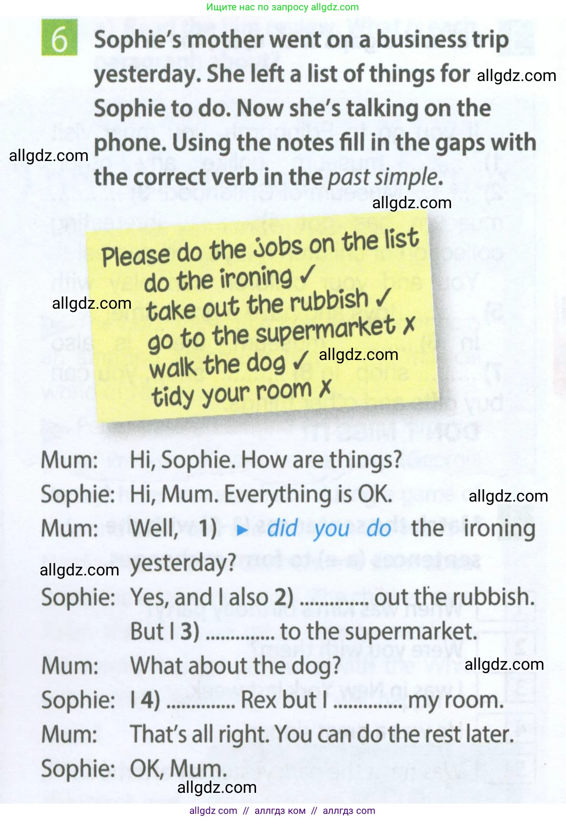 Английский язык (english), 5 класс Рабочая тетрадь (workbook), авторы: Ваулина Юлия Евгеньевна (Vaulina Julia), Дули Дженни (Dooley Jenny), Подоляко Ольга Евгеньевна (Podolyako Olga), Эванс Вирджиния (Evans Virginia), издательство Просвещение, Москва, 2023, жёлтого цвета, страница 62, номер 6, Условие 2023-2027