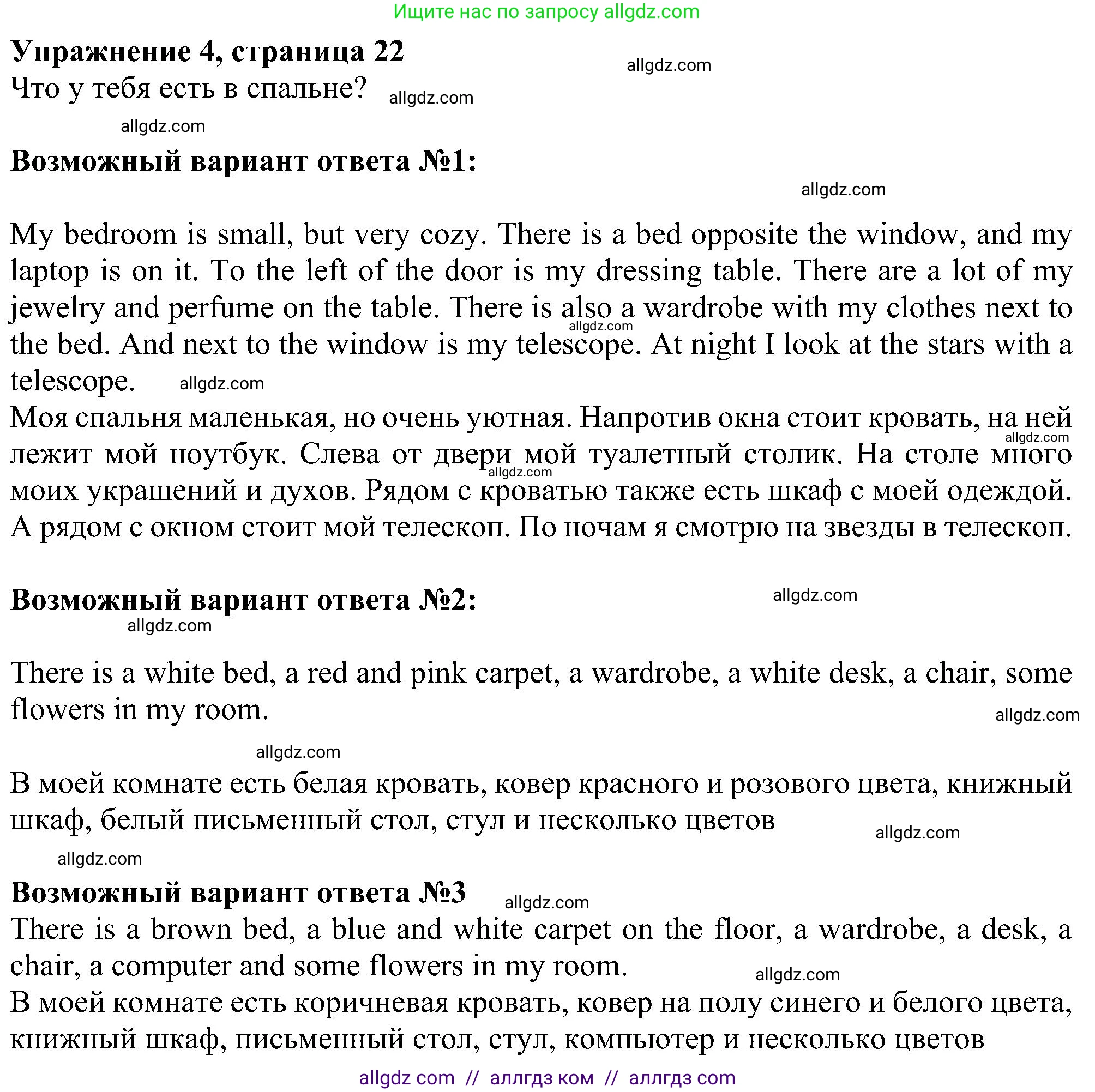 Английский язык (english), 5 класс Рабочая тетрадь (workbook), авторы: Ваулина Юлия Евгеньевна (Vaulina Julia), Дули Дженни (Dooley Jenny), Подоляко Ольга Евгеньевна (Podolyako Olga), Эванс Вирджиния (Evans Virginia), издательство Просвещение, Москва, 2023, жёлтого цвета, страница 22, номер 4, Решение 1 (2023-2027)