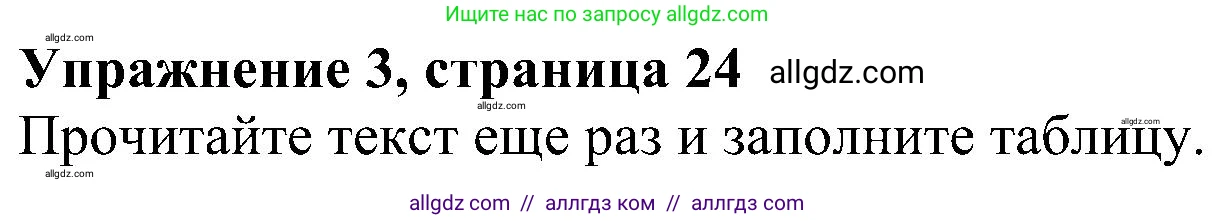 Английский язык (english), 5 класс Рабочая тетрадь (workbook), авторы: Ваулина Юлия Евгеньевна (Vaulina Julia), Дули Дженни (Dooley Jenny), Подоляко Ольга Евгеньевна (Podolyako Olga), Эванс Вирджиния (Evans Virginia), издательство Просвещение, Москва, 2023, жёлтого цвета, страница 24, номер 3, Решение 1 (2023-2027)