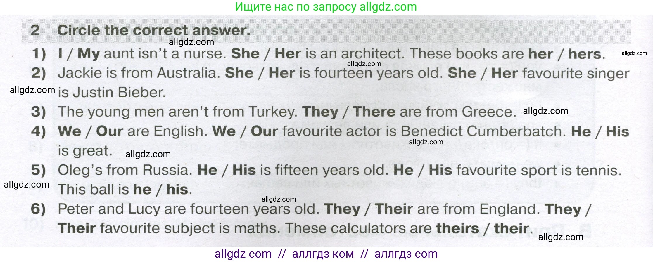 Английский язык (english), 5 класс сборник грамматических упражнений, автор: Смирнов Алексей Валерьевич, издательство Просвещение, Москва, 2023, белого цвета, страница 8, номер 2, Условие