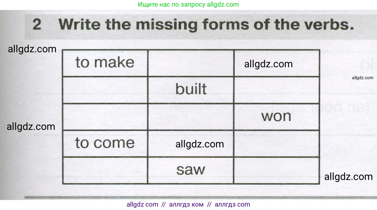 Английский язык (english), 5 класс сборник грамматических упражнений, автор: Смирнов Алексей Валерьевич, издательство Просвещение, Москва, 2023, белого цвета, страница 73, номер 2, Условие