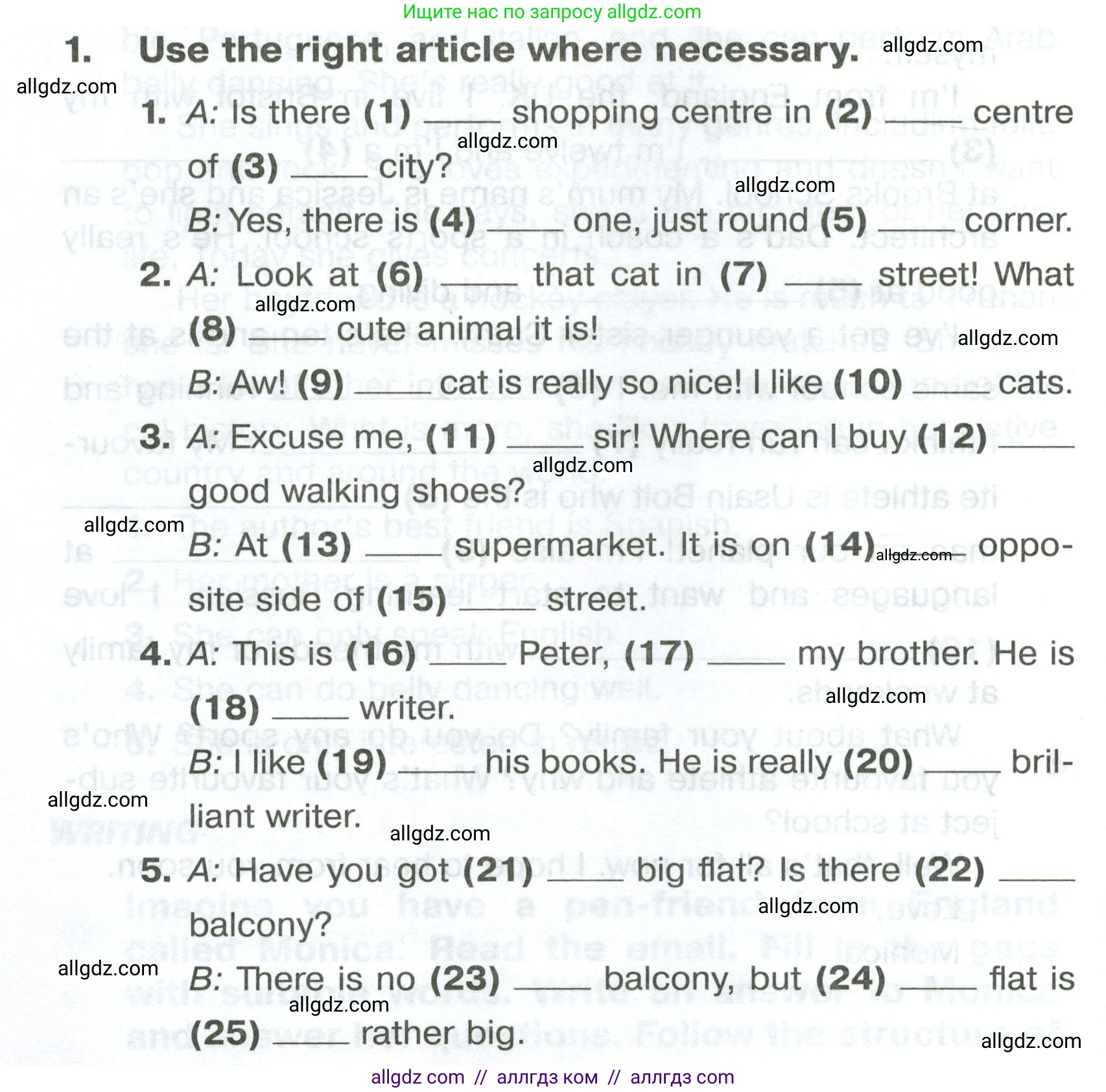 Английский язык (english), 5 класс Тренировочные упражнения в формате ОГЭ (ГИА), авторы: Комиссаров Константин Вячеславович, Кирдяева Ольга Ивановна, издательство Просвещение, Москва, 2023, белого цвета, страница 16, номер 1, Условие