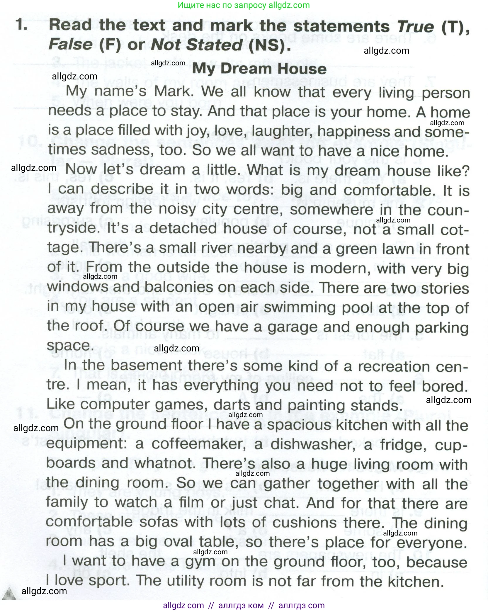 Английский язык (english), 5 класс Тренировочные упражнения в формате ОГЭ (ГИА), авторы: Комиссаров Константин Вячеславович, Кирдяева Ольга Ивановна, издательство Просвещение, Москва, 2023, белого цвета, страница 22, номер 1, Условие