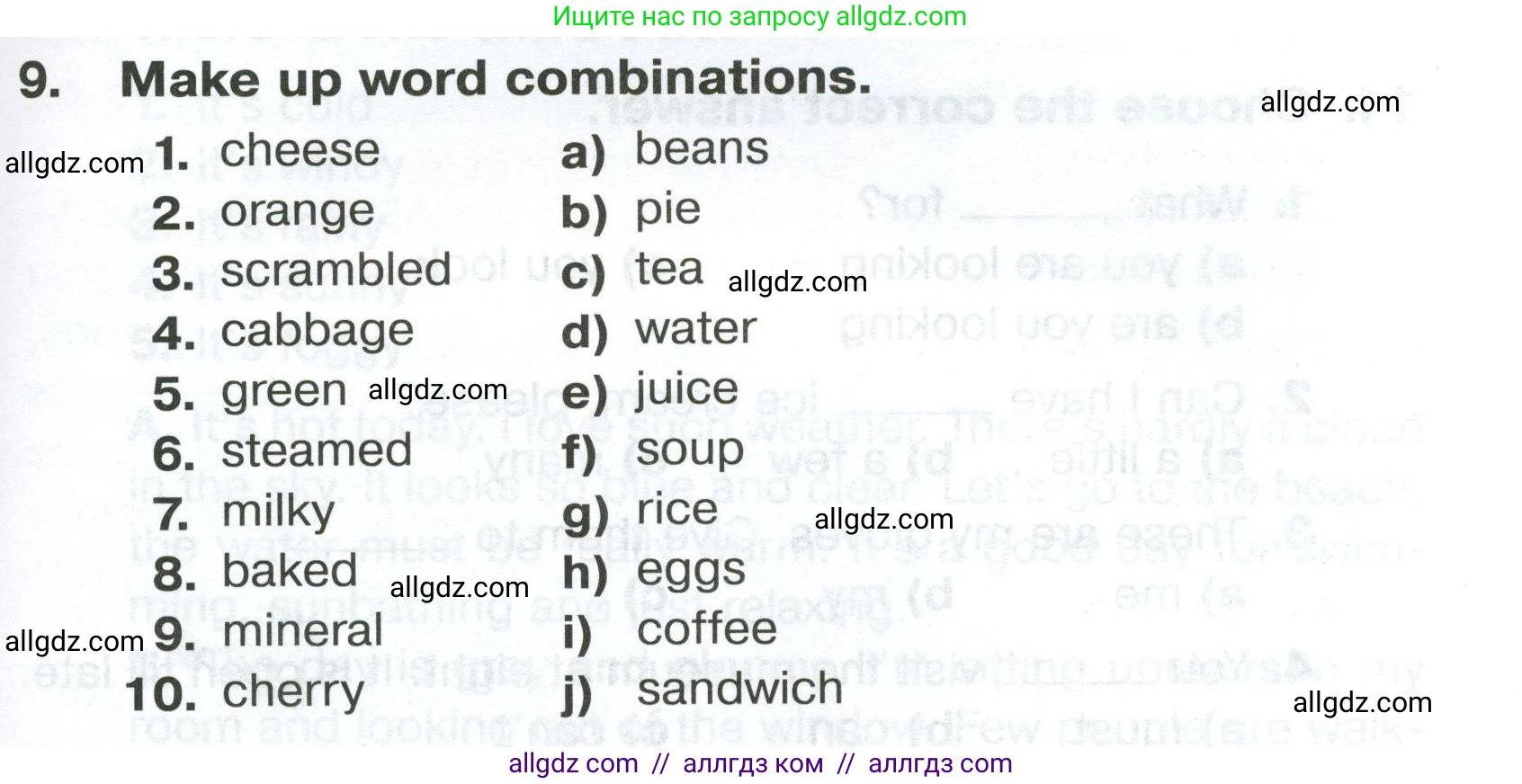 Английский язык (english), 5 класс Тренировочные упражнения в формате ОГЭ (ГИА), авторы: Комиссаров Константин Вячеславович, Кирдяева Ольга Ивановна, издательство Просвещение, Москва, 2023, белого цвета, страница 39, номер 9, Условие