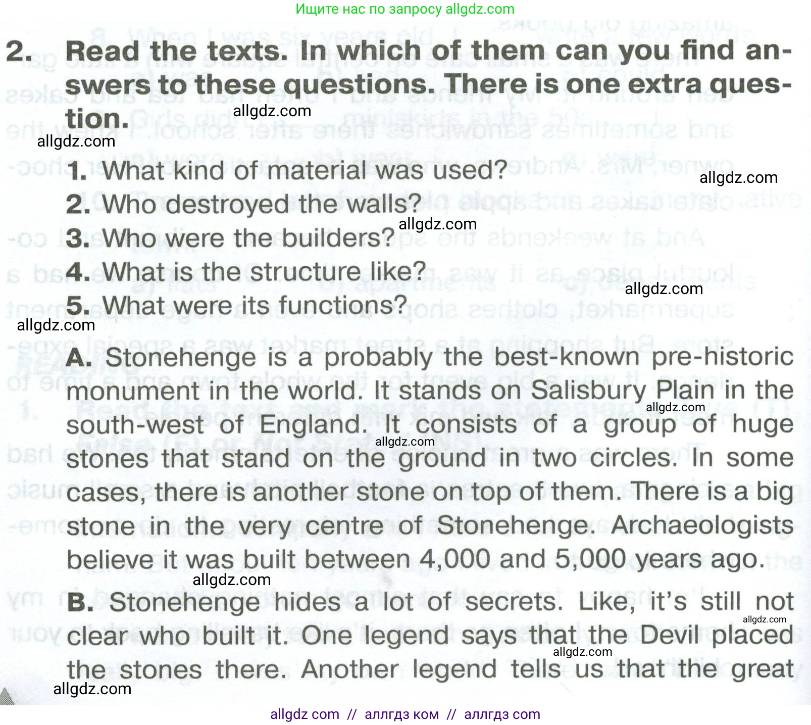 Английский язык (english), 5 класс Тренировочные упражнения в формате ОГЭ (ГИА), авторы: Комиссаров Константин Вячеславович, Кирдяева Ольга Ивановна, издательство Просвещение, Москва, 2023, белого цвета, страница 56, номер 2, Условие