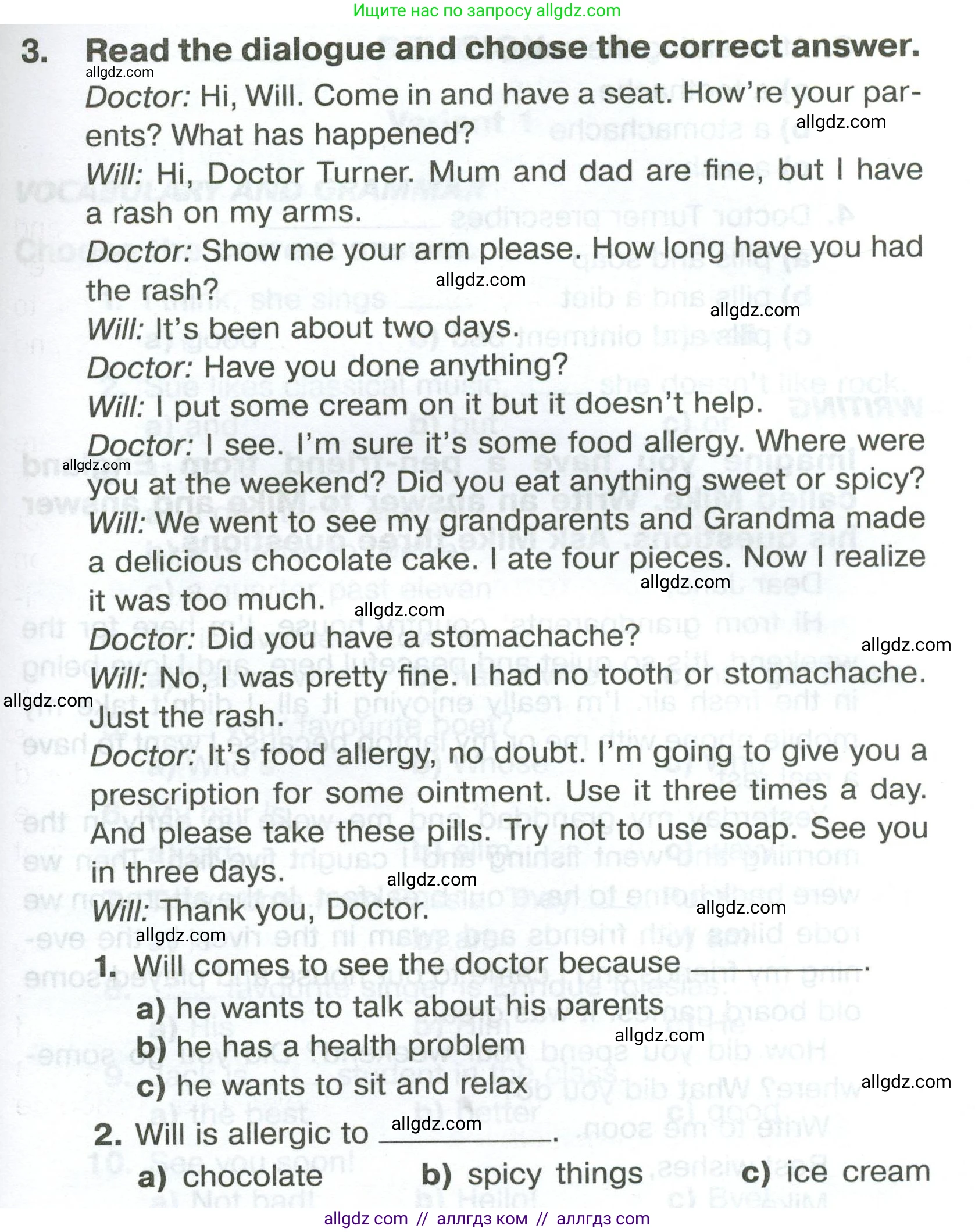 Английский язык (english), 5 класс Тренировочные упражнения в формате ОГЭ (ГИА), авторы: Комиссаров Константин Вячеславович, Кирдяева Ольга Ивановна, издательство Просвещение, Москва, 2023, белого цвета, страница 69, номер 3, Условие