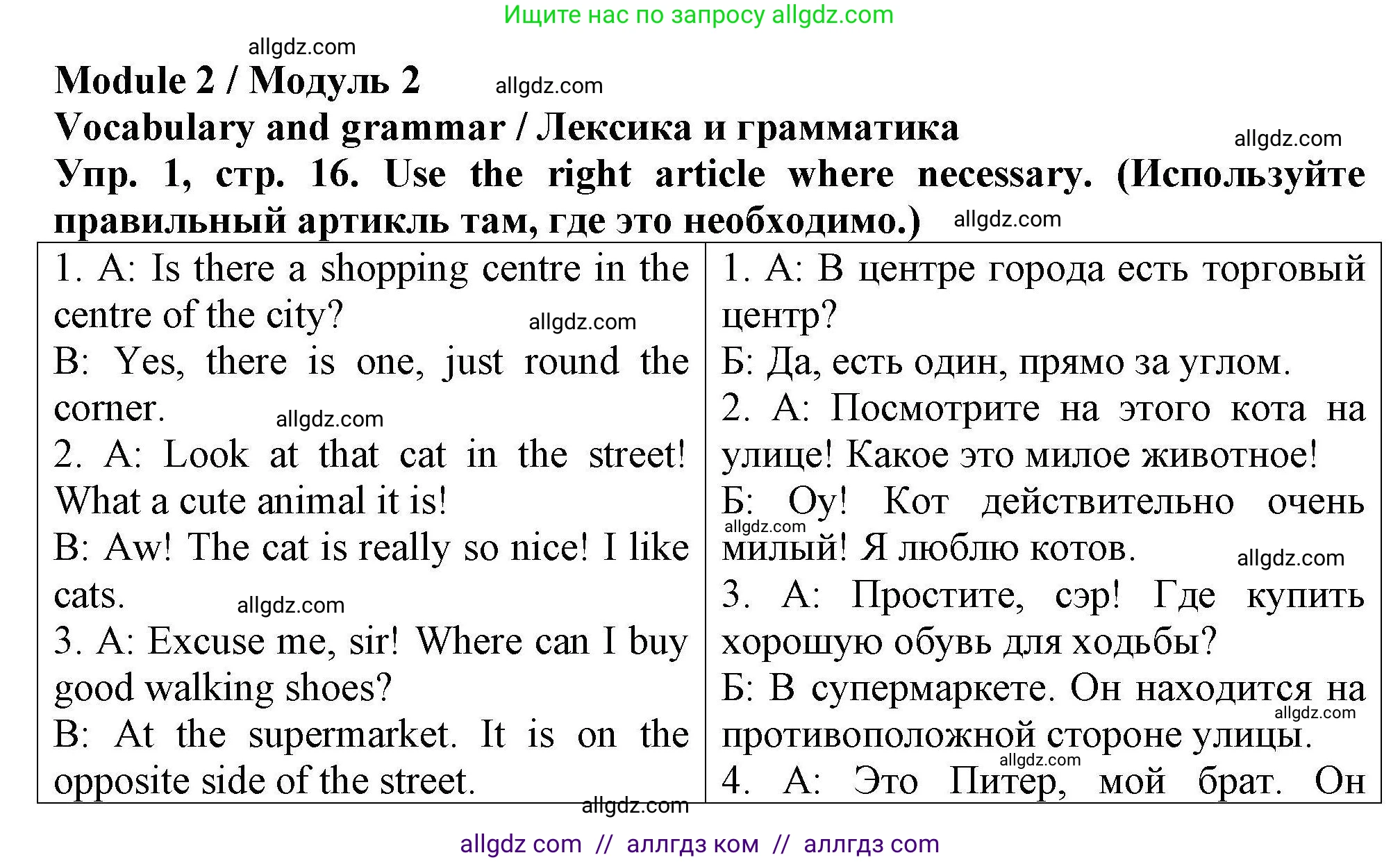 Английский язык (english), 5 класс Тренировочные упражнения в формате ОГЭ (ГИА), авторы: Комиссаров Константин Вячеславович, Кирдяева Ольга Ивановна, издательство Просвещение, Москва, 2023, белого цвета, страница 16, номер 1, Решение