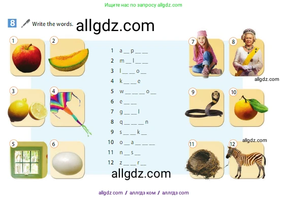 Английский язык (english), 5 класс Учебник (Student's book), авторы: Ваулина Юлия Евгеньевна (Vaulina Julia), Дули Дженни (Dooley Jenny), Подоляко Ольга Евгеньевна (Podolyako Olga), Эванс Вирджиния (Evans Virginia), издательство Просвещение, Москва, 2023, жёлтого цвета, страница 17, номер 8, Условие 2023-2027