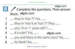 Английский язык (english), 5 класс Учебник (Student's book), авторы: Ваулина Юлия Евгеньевна (Vaulina Julia), Дули Дженни (Dooley Jenny), Подоляко Ольга Евгеньевна (Podolyako Olga), Эванс Вирджиния (Evans Virginia), издательство Просвещение, Москва, 2023, жёлтого цвета, страница 29, номер 8, Условие 2023-2027