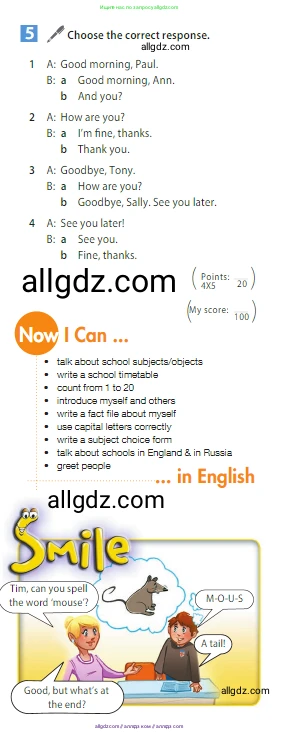 Английский язык (english), 5 класс Учебник (Student's book), авторы: Ваулина Юлия Евгеньевна (Vaulina Julia), Дули Дженни (Dooley Jenny), Подоляко Ольга Евгеньевна (Podolyako Olga), Эванс Вирджиния (Evans Virginia), издательство Просвещение, Москва, 2023, жёлтого цвета, страница 34, номер 5, Условие 2023-2027