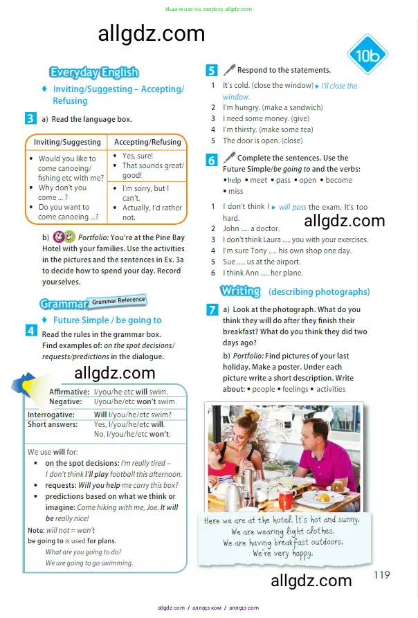 Английский язык (english), 5 класс Учебник (Student's book), авторы: Ваулина Юлия Евгеньевна (Vaulina Julia), Дули Дженни (Dooley Jenny), Подоляко Ольга Евгеньевна (Podolyako Olga), Эванс Вирджиния (Evans Virginia), издательство Просвещение, Москва, 2023, жёлтого цвета, страница 119