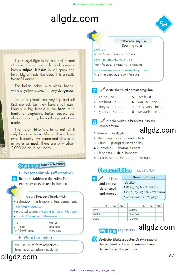 Английский язык (english), 5 класс Учебник (Student's book), авторы: Ваулина Юлия Евгеньевна (Vaulina Julia), Дули Дженни (Dooley Jenny), Подоляко Ольга Евгеньевна (Podolyako Olga), Эванс Вирджиния (Evans Virginia), издательство Просвещение, Москва, 2023, жёлтого цвета, страница 67