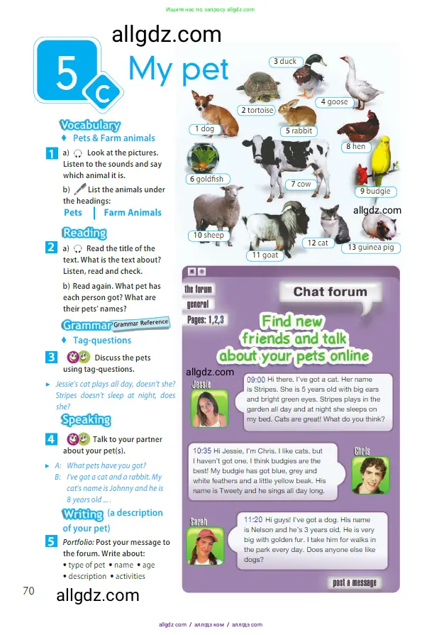 Английский язык (english), 5 класс Учебник (Student's book), авторы: Ваулина Юлия Евгеньевна (Vaulina Julia), Дули Дженни (Dooley Jenny), Подоляко Ольга Евгеньевна (Podolyako Olga), Эванс Вирджиния (Evans Virginia), издательство Просвещение, Москва, 2023, жёлтого цвета, страница 70