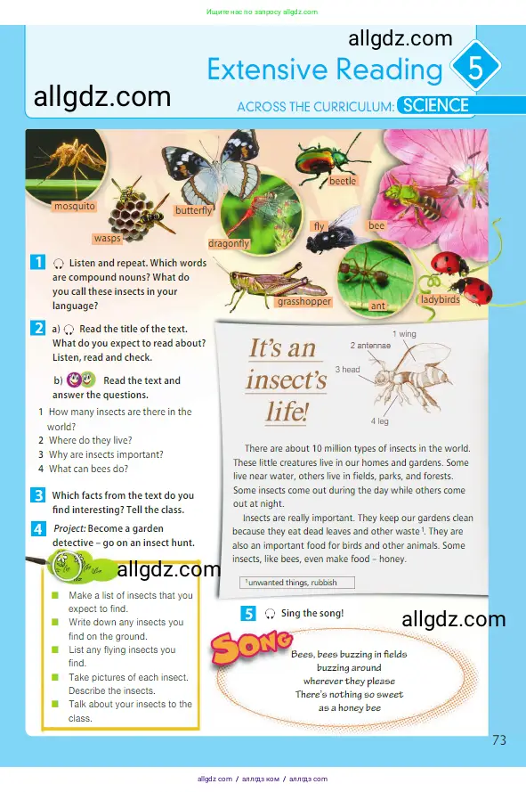 Английский язык (english), 5 класс Учебник (Student's book), авторы: Ваулина Юлия Евгеньевна (Vaulina Julia), Дули Дженни (Dooley Jenny), Подоляко Ольга Евгеньевна (Podolyako Olga), Эванс Вирджиния (Evans Virginia), издательство Просвещение, Москва, 2023, жёлтого цвета, страница 73