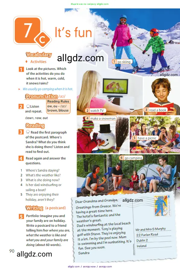 Английский язык (english), 5 класс Учебник (Student's book), авторы: Ваулина Юлия Евгеньевна (Vaulina Julia), Дули Дженни (Dooley Jenny), Подоляко Ольга Евгеньевна (Podolyako Olga), Эванс Вирджиния (Evans Virginia), издательство Просвещение, Москва, 2023, жёлтого цвета, страница 90