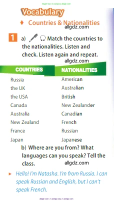 Английский язык (english), 5 класс Учебник (Student's book), авторы: Ваулина Юлия Евгеньевна (Vaulina Julia), Дули Дженни (Dooley Jenny), Подоляко Ольга Евгеньевна (Podolyako Olga), Эванс Вирджиния (Evans Virginia), издательство Просвещение, Москва, 2023, жёлтого цвета, страница 36, номер 1, Условие 2023-2027