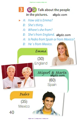 Английский язык (english), 5 класс Учебник (Student's book), авторы: Ваулина Юлия Евгеньевна (Vaulina Julia), Дули Дженни (Dooley Jenny), Подоляко Ольга Евгеньевна (Podolyako Olga), Эванс Вирджиния (Evans Virginia), издательство Просвещение, Москва, 2023, жёлтого цвета, страница 40, номер 3, Условие 2023-2027