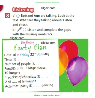 Английский язык (english), 5 класс Учебник (Student's book), авторы: Ваулина Юлия Евгеньевна (Vaulina Julia), Дули Дженни (Dooley Jenny), Подоляко Ольга Евгеньевна (Podolyako Olga), Эванс Вирджиния (Evans Virginia), издательство Просвещение, Москва, 2023, жёлтого цвета, страница 99, номер 8, Условие 2023-2027