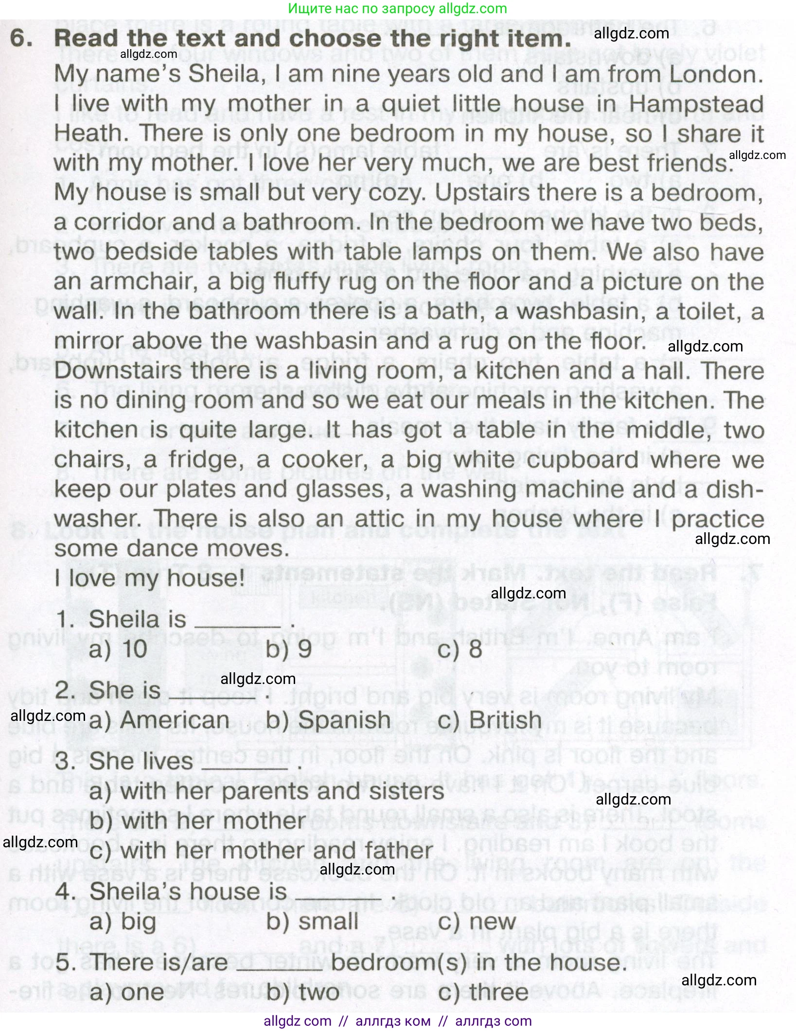 Английский язык (english), 5 класс Тренировочные упражнения в формате ОГЭ (ГИА), авторы: Ваулина Юлия Евгеньевна (Vaulina Julia), Подоляко Ольга Евгеньевна (Podolyako Olga), издательство Просвещение, Москва, 2023, оранжевого цвета, страница 29, номер 6, Условие