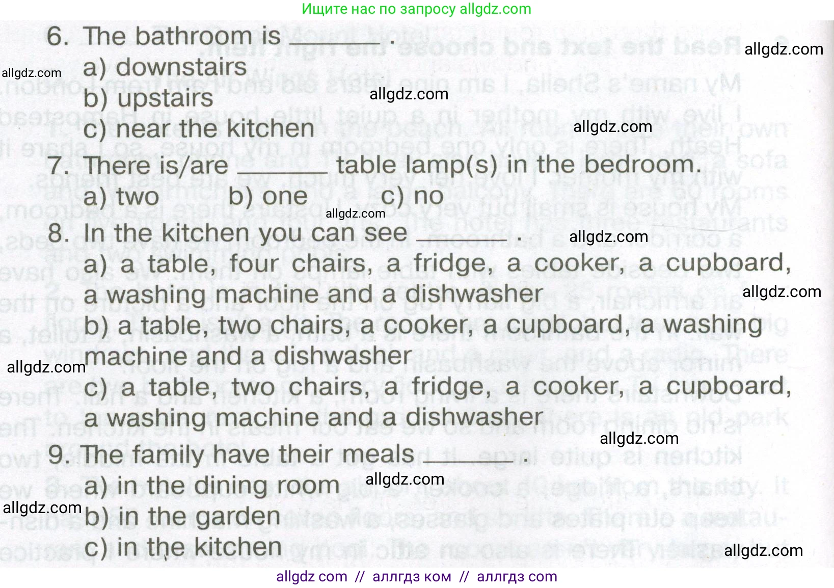 Английский язык (english), 5 класс Тренировочные упражнения в формате ОГЭ (ГИА), авторы: Ваулина Юлия Евгеньевна (Vaulina Julia), Подоляко Ольга Евгеньевна (Podolyako Olga), издательство Просвещение, Москва, 2023, оранжевого цвета, страница 29, номер 6, Условие (продолжение 2)