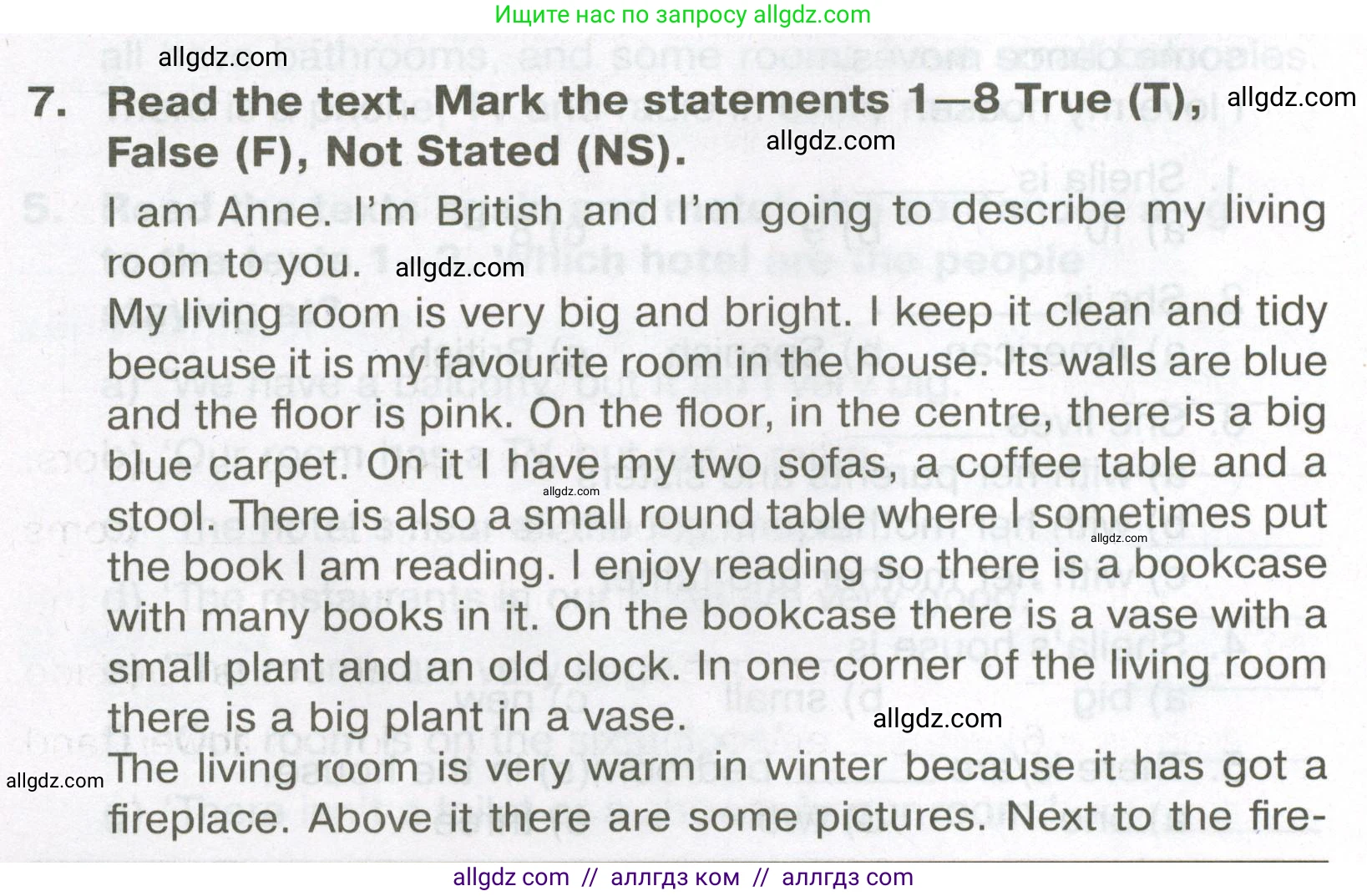 Английский язык (english), 5 класс Тренировочные упражнения в формате ОГЭ (ГИА), авторы: Ваулина Юлия Евгеньевна (Vaulina Julia), Подоляко Ольга Евгеньевна (Podolyako Olga), издательство Просвещение, Москва, 2023, оранжевого цвета, страница 30, номер 7, Условие