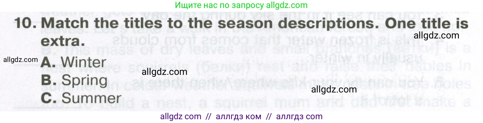 Английский язык (english), 5 класс Тренировочные упражнения в формате ОГЭ (ГИА), авторы: Ваулина Юлия Евгеньевна (Vaulina Julia), Подоляко Ольга Евгеньевна (Podolyako Olga), издательство Просвещение, Москва, 2023, оранжевого цвета, страница 82, номер 10, Условие