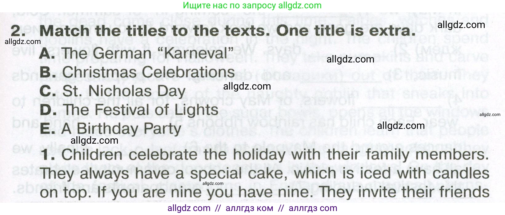 Английский язык (english), 5 класс Тренировочные упражнения в формате ОГЭ (ГИА), авторы: Ваулина Юлия Евгеньевна (Vaulina Julia), Подоляко Ольга Евгеньевна (Podolyako Olga), издательство Просвещение, Москва, 2023, оранжевого цвета, страница 89, номер 2, Условие