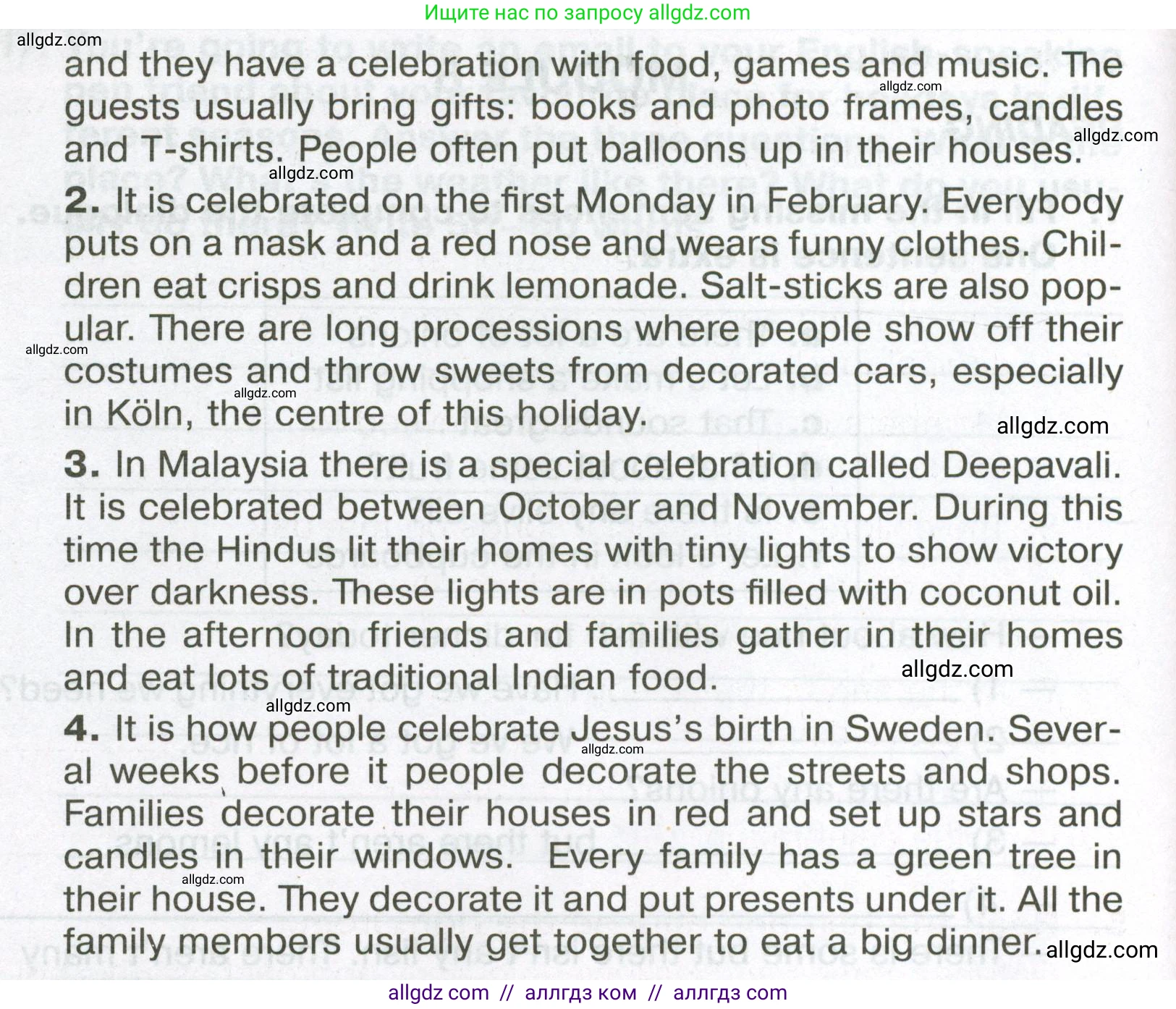 Английский язык (english), 5 класс Тренировочные упражнения в формате ОГЭ (ГИА), авторы: Ваулина Юлия Евгеньевна (Vaulina Julia), Подоляко Ольга Евгеньевна (Podolyako Olga), издательство Просвещение, Москва, 2023, оранжевого цвета, страница 89, номер 2, Условие (продолжение 2)