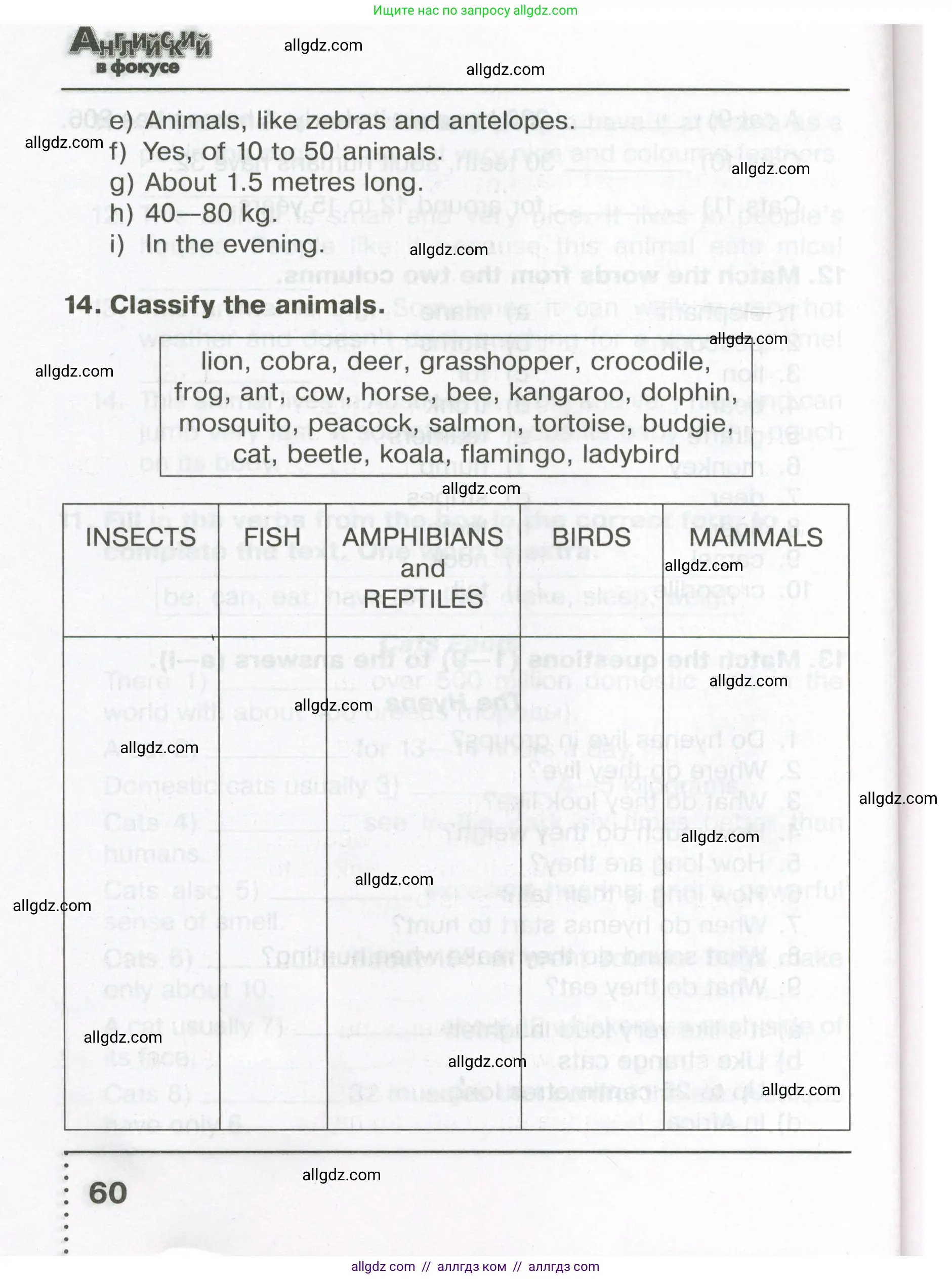 Английский язык (english), 5 класс Тренировочные упражнения в формате ОГЭ (ГИА), авторы: Ваулина Юлия Евгеньевна (Vaulina Julia), Подоляко Ольга Евгеньевна (Podolyako Olga), издательство Просвещение, Москва, 2023, оранжевого цвета, страница 60
