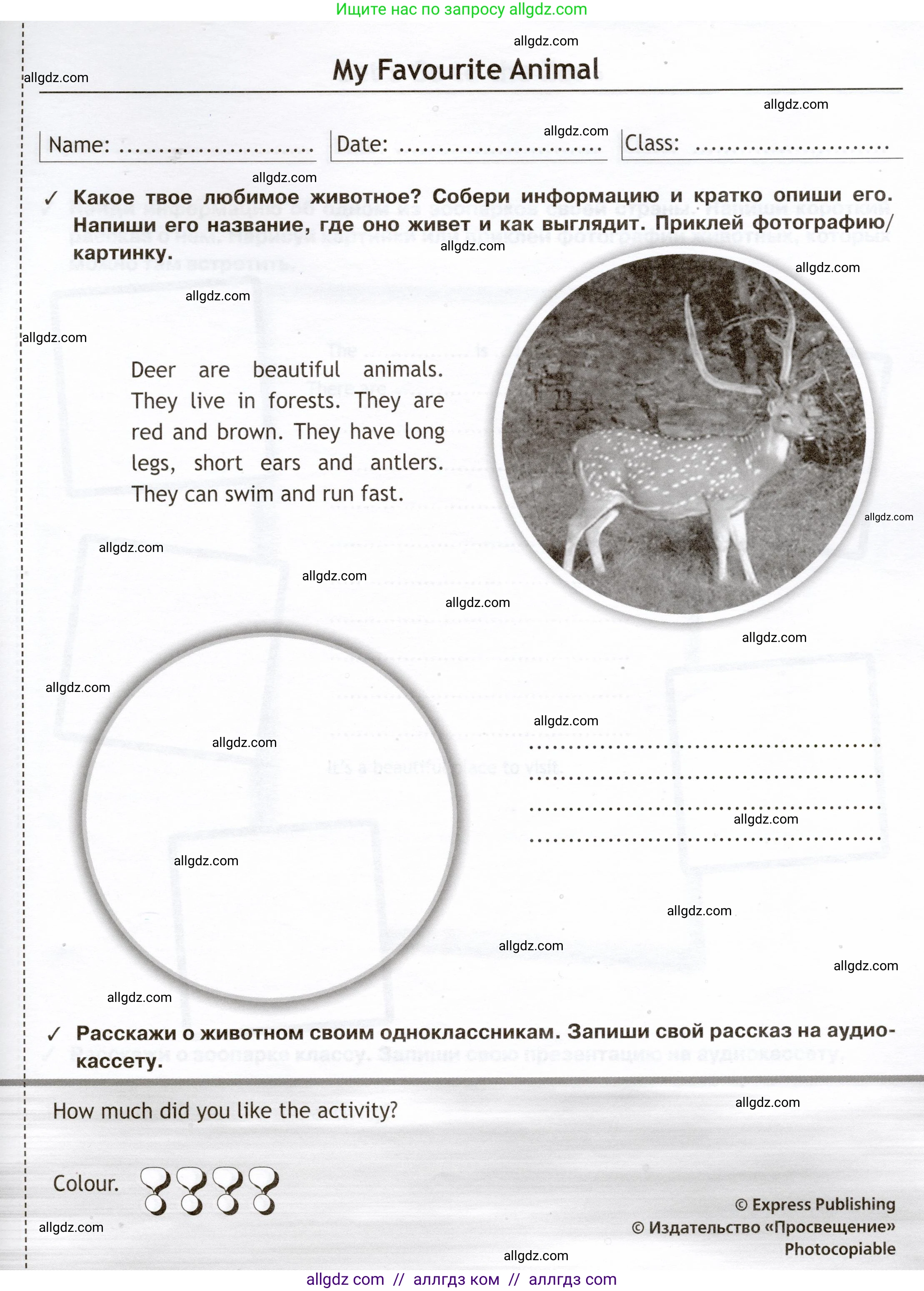 Английский язык (english), 5 класс Языковой портфель (my language portfolio), авторы: Ваулина Юлия Евгеньевна (Vaulina Julia), Дули Дженни (Dooley Jenny), Подоляко Ольга Евгеньевна (Podolyako Olga), Эванс Вирджиния (Evans Virginia), издательство Просвещение, Москва, 2011, серого цвета, страница 35, Условие