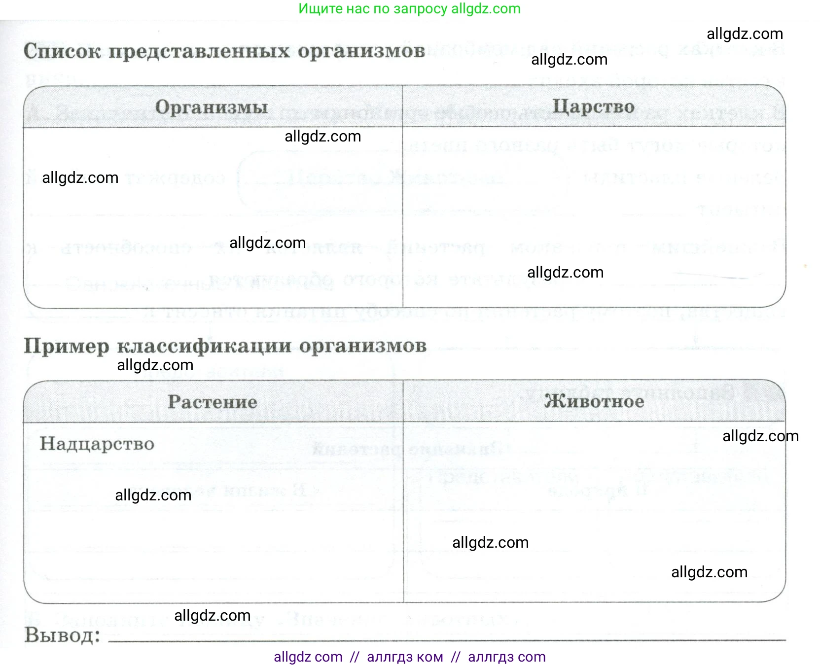 Биология, 5 класс рабочая тетрадь, авторы: Пасечник Владимир Васильевич, Суматохин Сергей Витальевич, Швецов Глеб Геннадьевич, Гапонюк Зоя Георгиевна, Косарькова Марина Викторовна, издательство Просвещение, Москва, 2023, оранжевого цвета, страница 52, номер 3, Условие (продолжение 2)