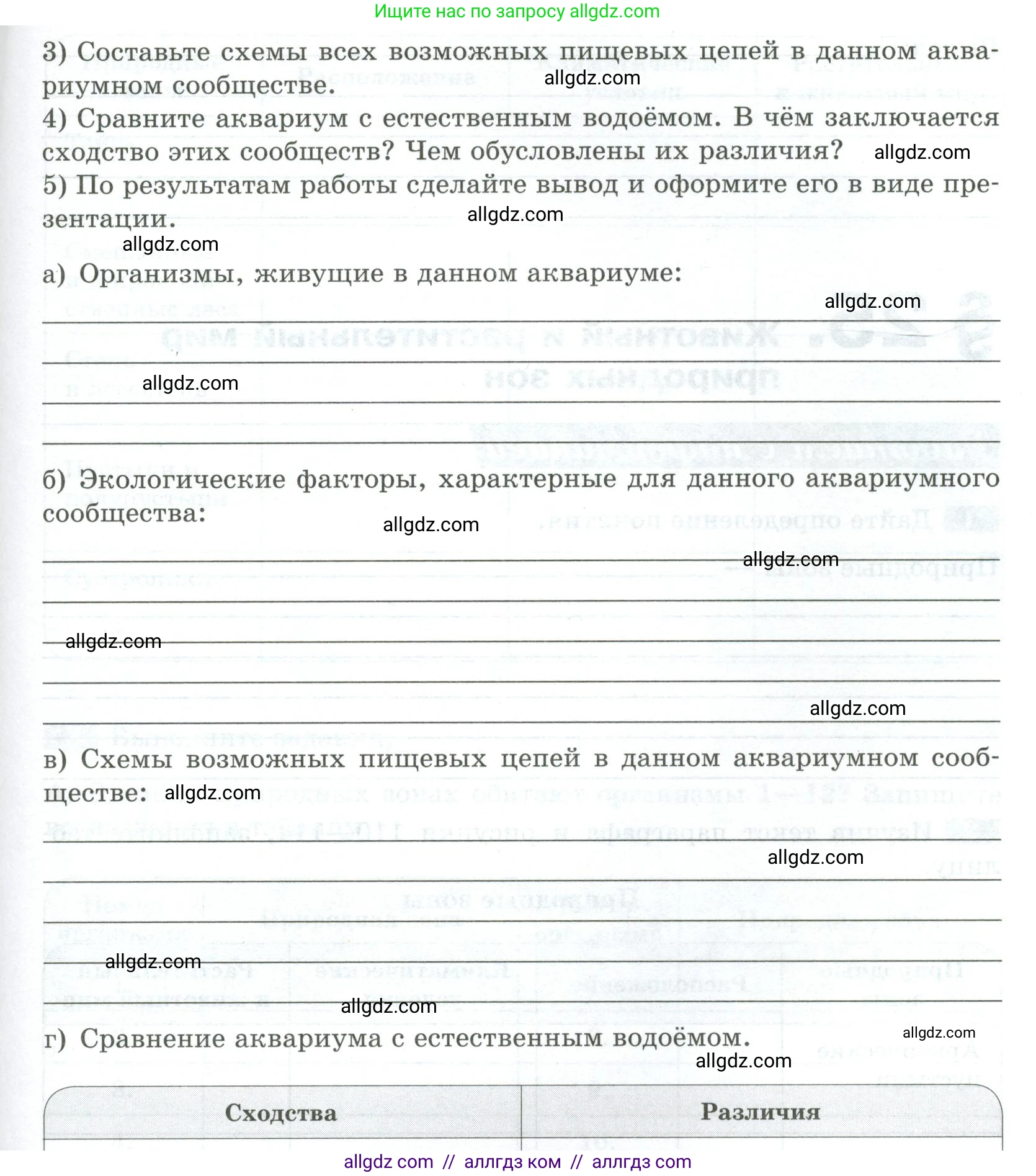 Биология, 5 класс рабочая тетрадь, авторы: Пасечник Владимир Васильевич, Суматохин Сергей Витальевич, Швецов Глеб Геннадьевич, Гапонюк Зоя Георгиевна, Косарькова Марина Викторовна, издательство Просвещение, Москва, 2023, оранжевого цвета, страница 94, номер 3, Условие (продолжение 2)