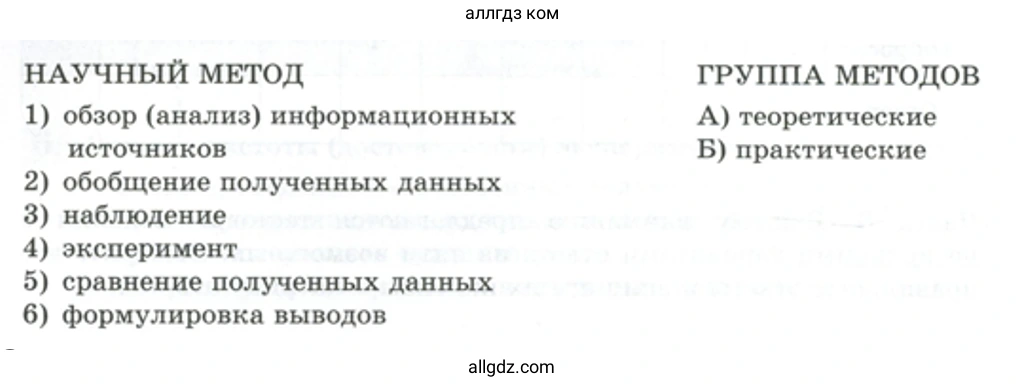 Объекты живой и неживой природы - биология 5 класс Пасечник Рабочая тетрадь