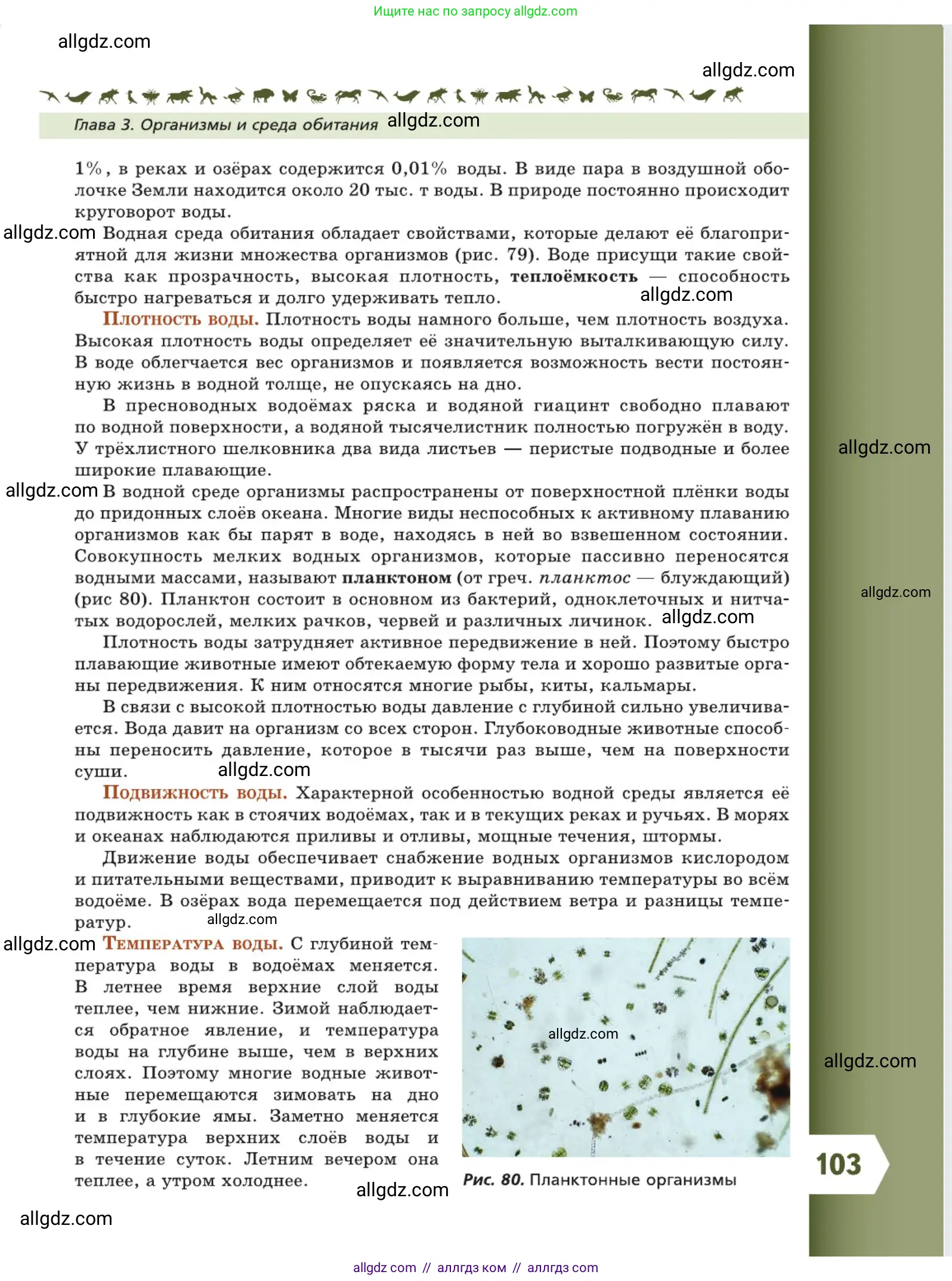 Биология, 5 класс Учебник, авторы: Пасечник Владимир Васильевич, Суматохин Сергей Витальевич, Гапонюк Зоя Георгиевна, Швецов Глеб Геннадьевич, издательство Просвещение, Москва, 2023, белого цвета, страница 103