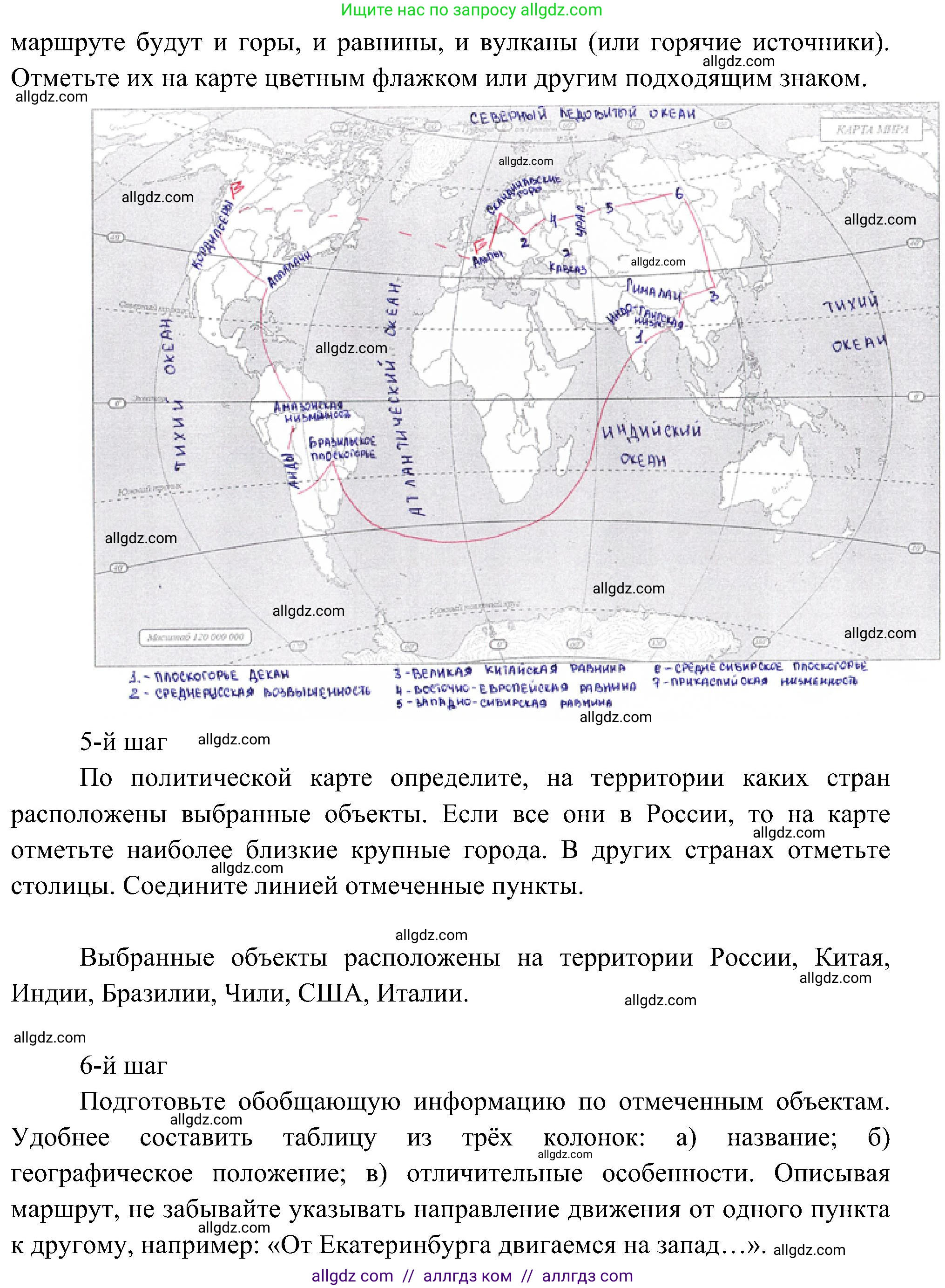География, 5-6 класс Учебник, авторы: Алексеев Александр Иванович, Николина Вера Викторовна, Липкина Елена Карловна, Болысов Сергей Иванович, Кузнецова Галина Юрьевна, издательство Просвещение, Москва, 2023, жёлтого цвета, страница 92, Решение (продолжение 3)