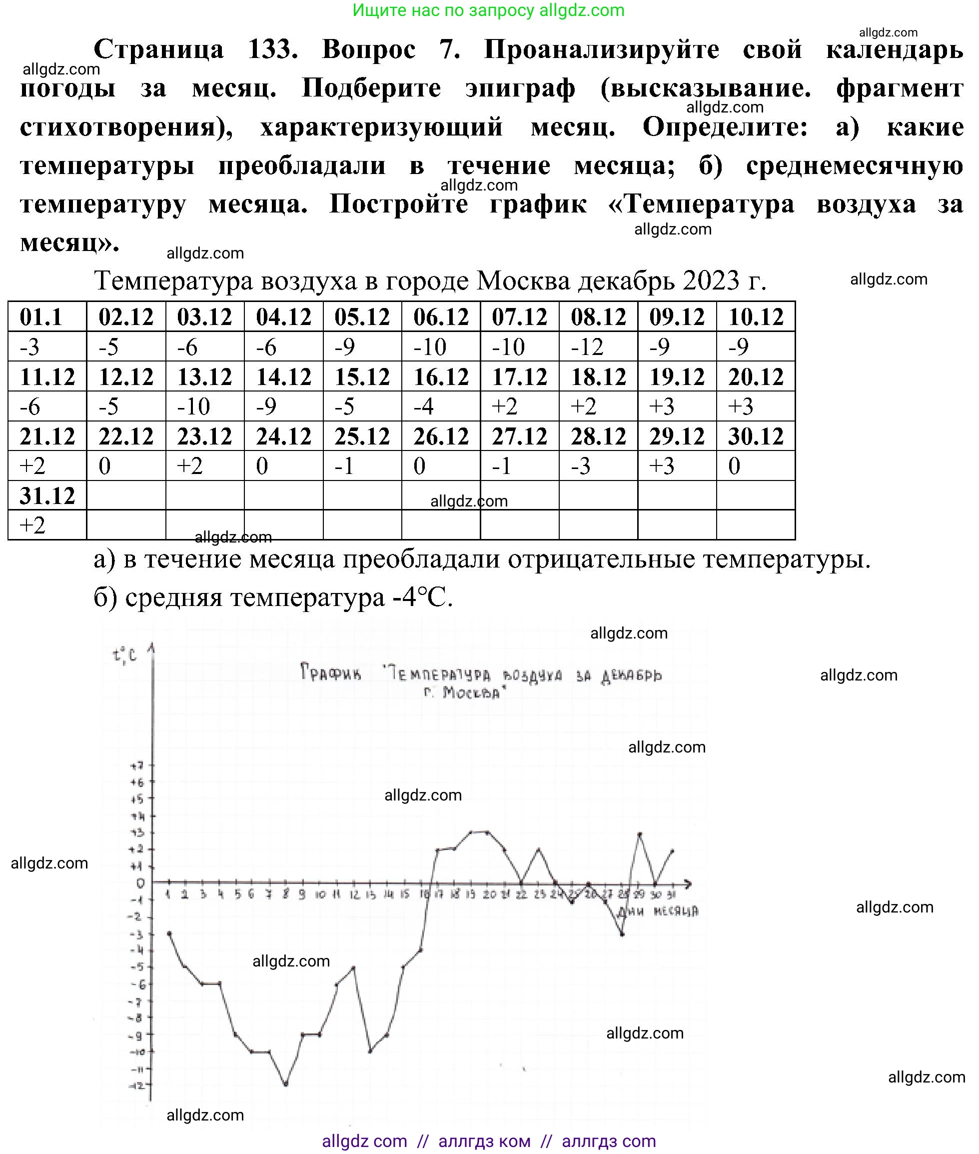 География, 5-6 класс Учебник, авторы: Алексеев Александр Иванович, Николина Вера Викторовна, Липкина Елена Карловна, Болысов Сергей Иванович, Кузнецова Галина Юрьевна, издательство Просвещение, Москва, 2023, жёлтого цвета, страница 133, номер 7, Решение
