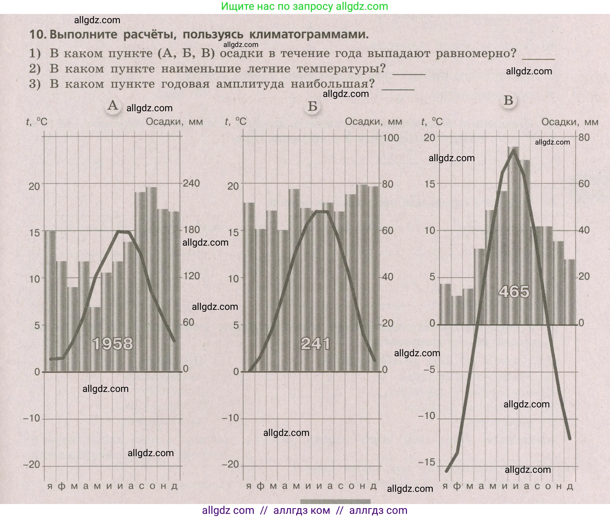 География, 5-6 класс Проверочные работы, авторы: Бондарева Мария Владимировна, Шидловский Игорь Михайлович, издательство Просвещение, Москва, 2023, жёлтого цвета, страница 41, номер 10, Условие