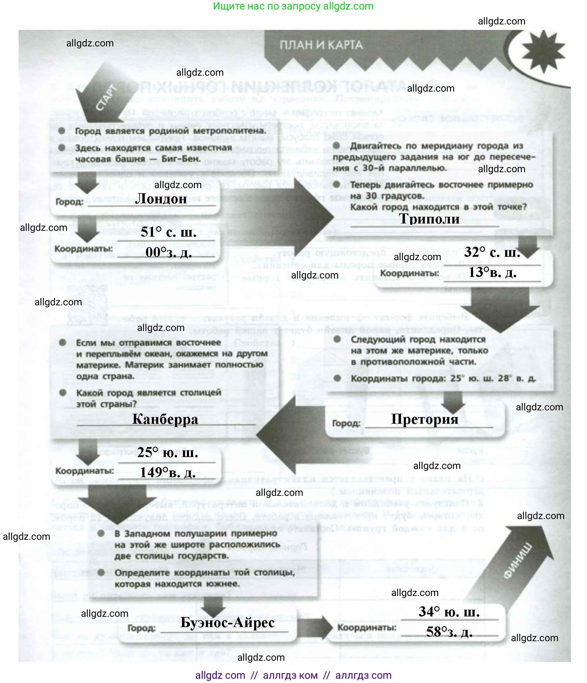 География, 5-6 класс Практические работы, автор: Дубинина Софья Петровна, издательство Просвещение, Москва, 2023, жёлтого цвета, страница 14, номер 1, Решение (продолжение 2)