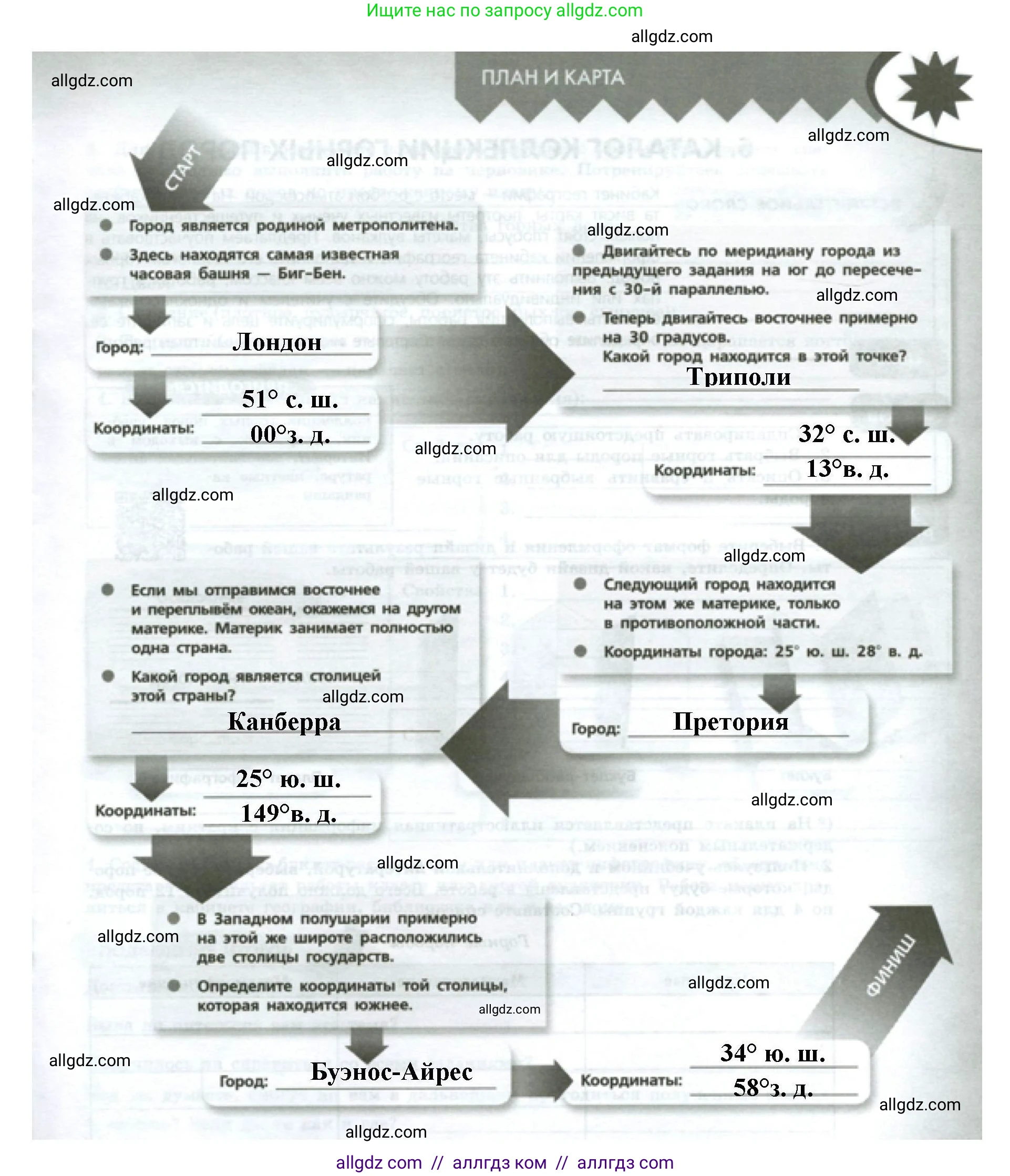 География, 5-6 класс Практические работы, автор: Дубинина Софья Петровна, издательство Просвещение, Москва, 2023, жёлтого цвета, страница 14, номер 3, Решение (продолжение 2)