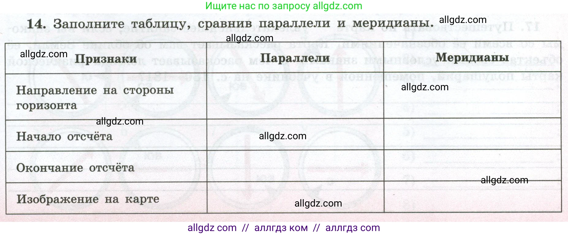 География, 5-6 класс Мой тренажёр, автор: Николина Вера Викторовна, издательство Просвещение, Москва, 2023, жёлтого цвета, страница 19, номер 14, Условие