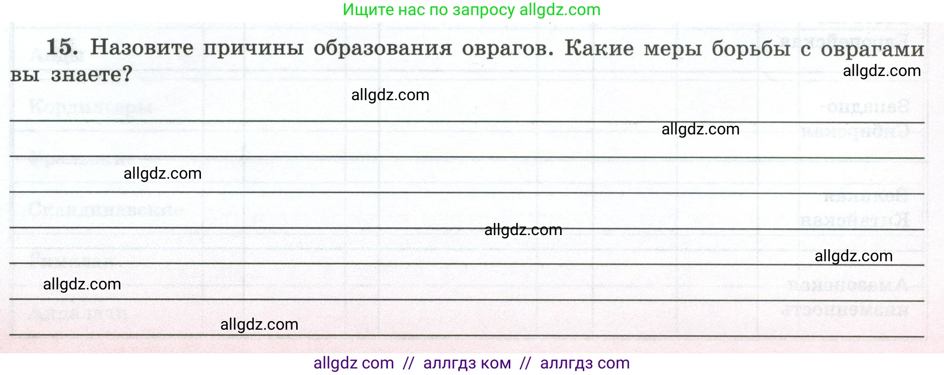 География, 5-6 класс Мой тренажёр, автор: Николина Вера Викторовна, издательство Просвещение, Москва, 2023, жёлтого цвета, страница 33, номер 15, Условие