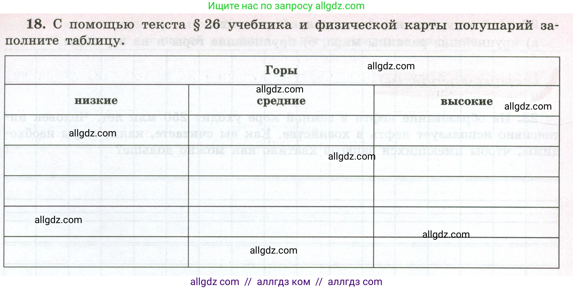 География, 5-6 класс Мой тренажёр, автор: Николина Вера Викторовна, издательство Просвещение, Москва, 2023, жёлтого цвета, страница 35, номер 18, Условие